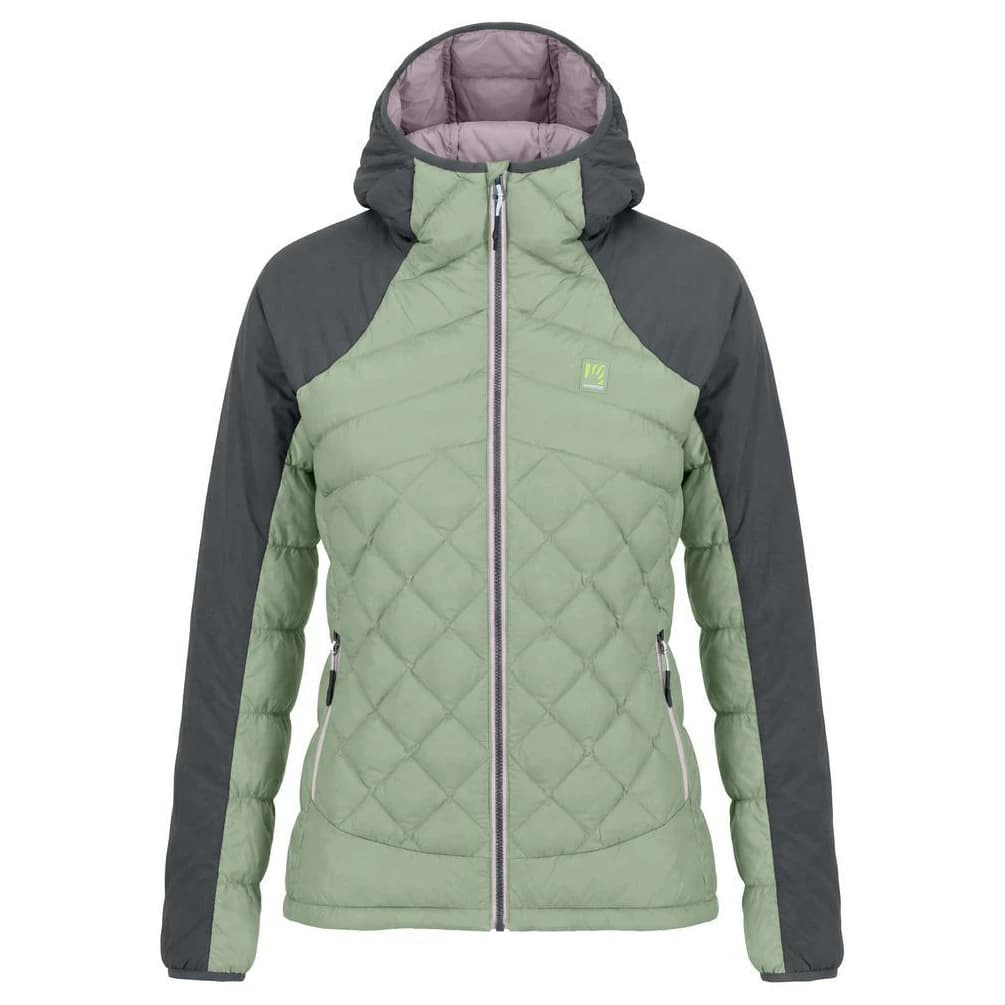 Дамско синтетично яке Karpos Women's Lastei Active Plus Jacket Synthetic jacket - Hedge / Woodl.Gray