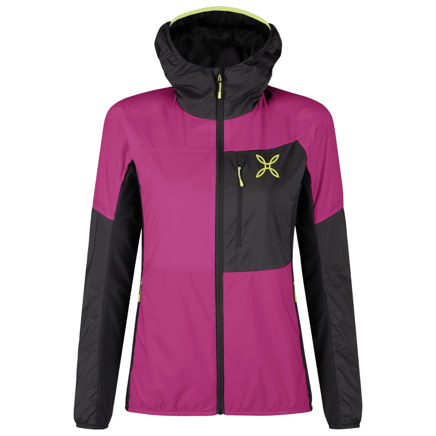 Синтетично яке Montura Women's Traccia Octa Hooded Jacket Synthetic jacket - Baton Rouge / Sunny Lime