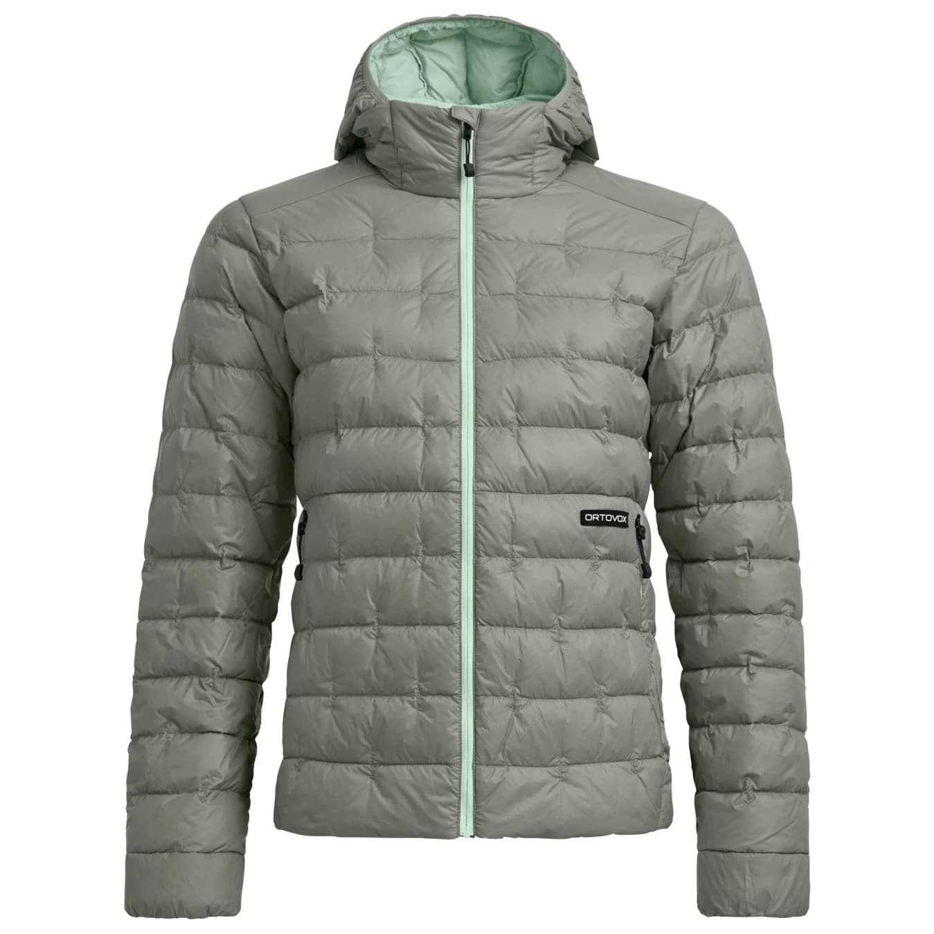 Пухено яке Ortovox Women's Downwool 180 Hooded Jacket Down jacket - Green Sage