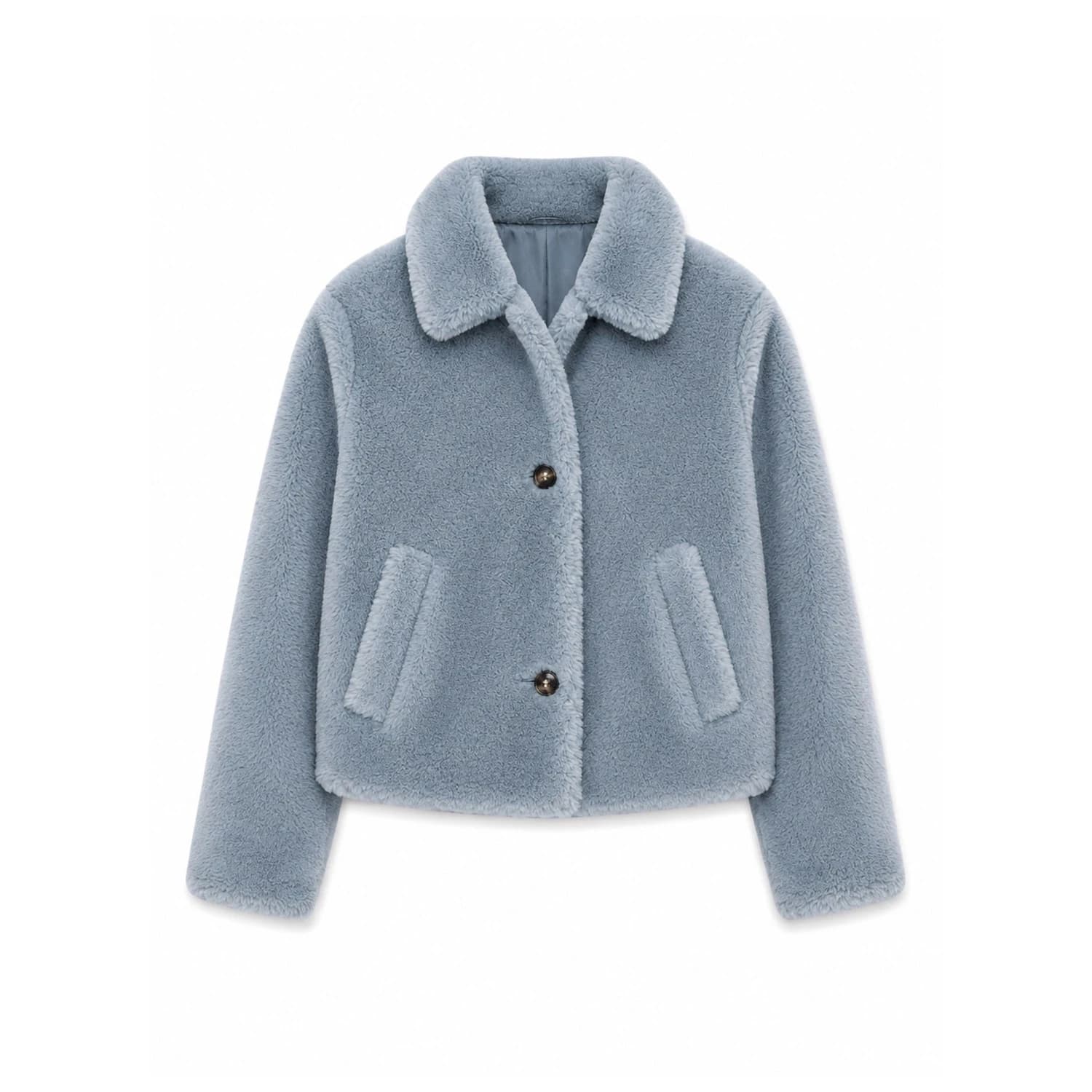 Зимно яке Mazine Women's Faux-Fur Button Jacket Winter jacket - Ice Blue