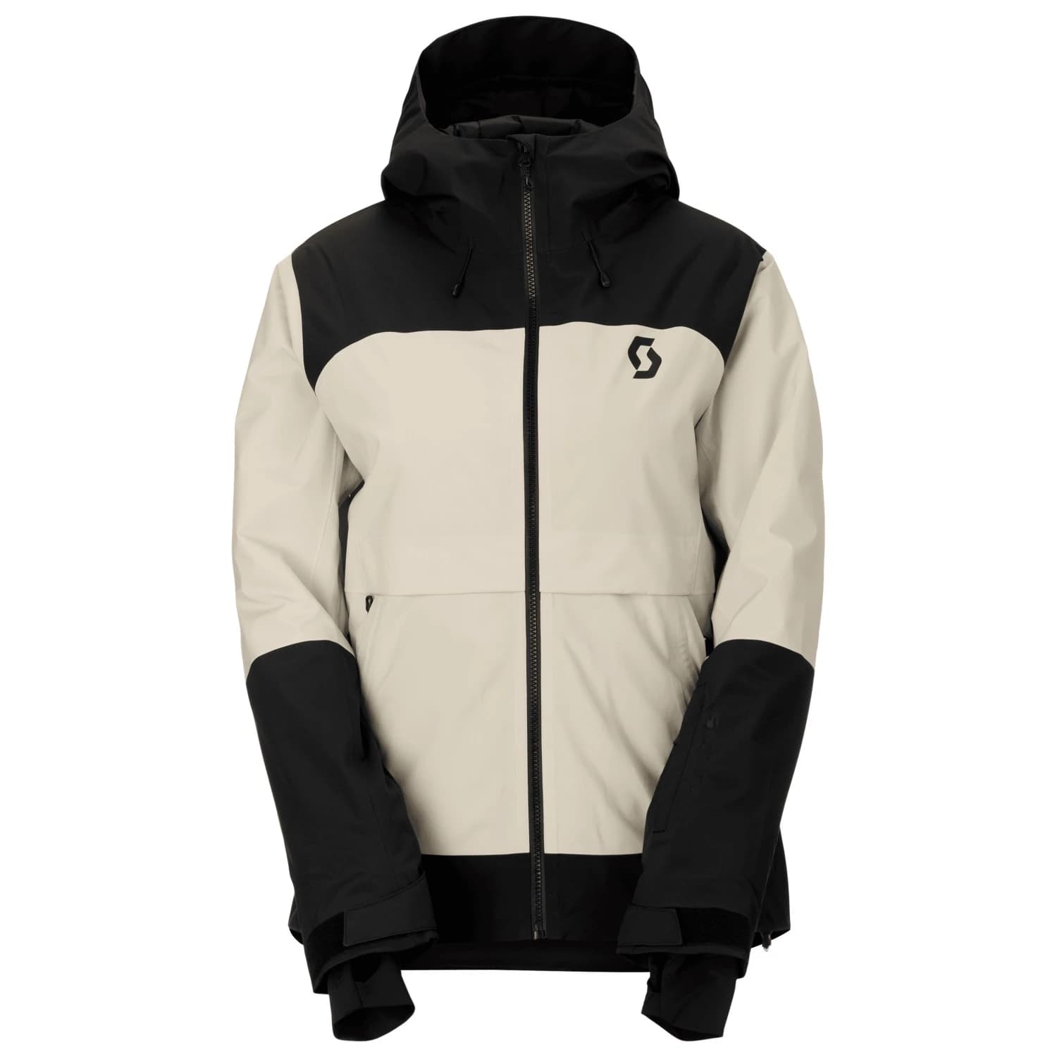 Дамско ски яке Scott Women's Jacket Ultimate Dryo 10 Ski jacket - Latte Beige / Black
