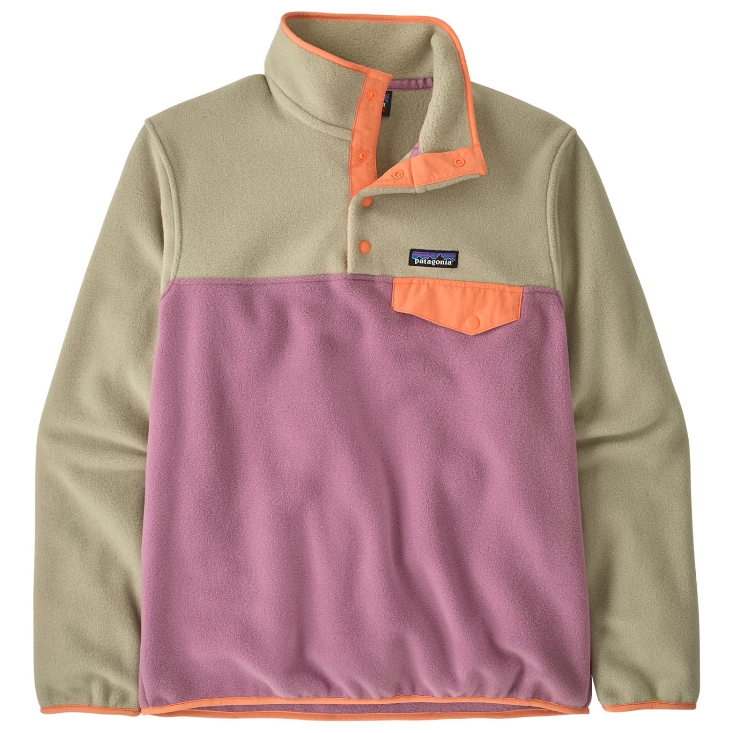 Дамски поларен пуловер Patagonia Women's Lightweight Synchilla Snap-T Fleece Pullover Fleece jumper - Light Violet