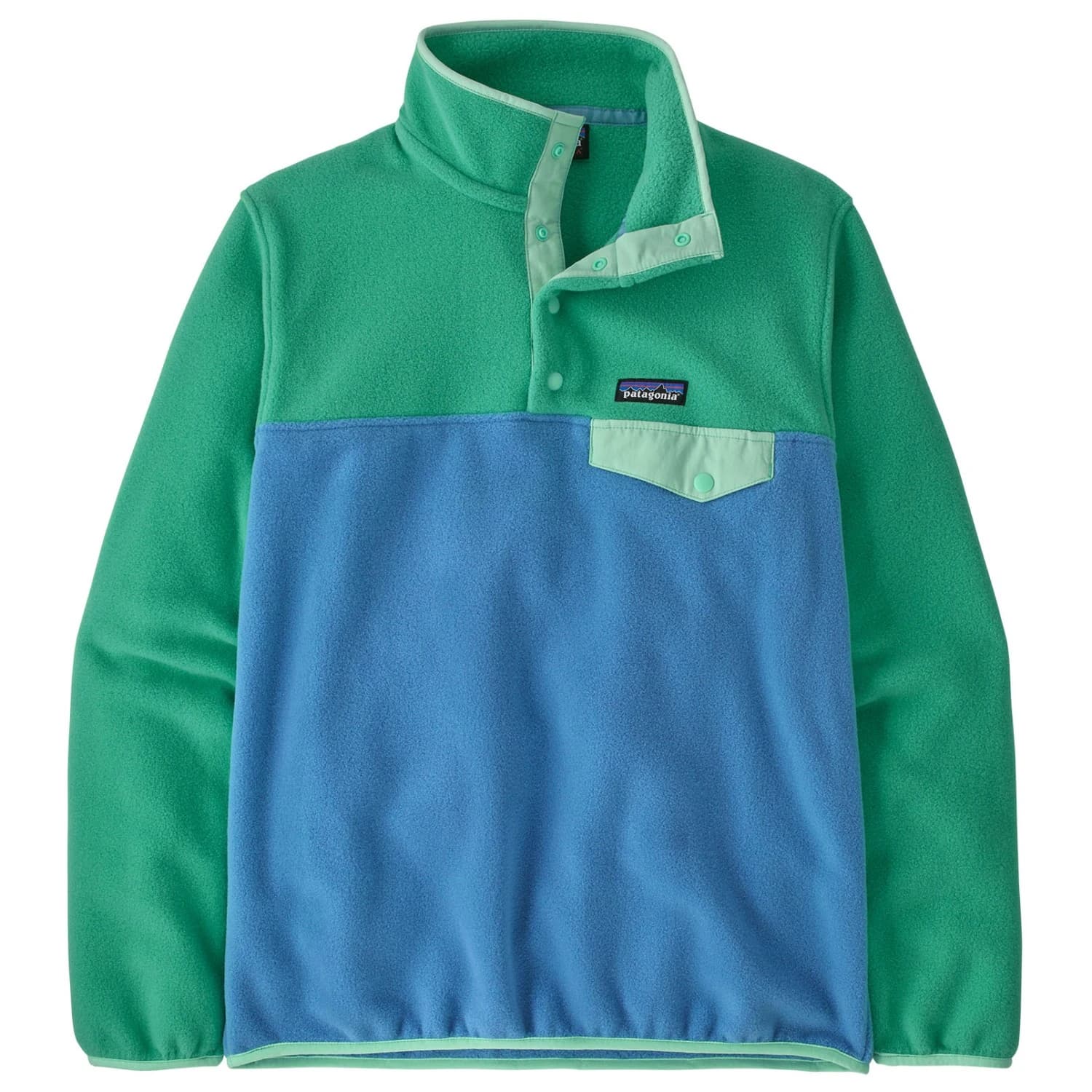 Дамски поларен пуловер Patagonia Women's Lightweight Synchilla Snap-T Fleece Pullover Fleece jumper - Shore Blue