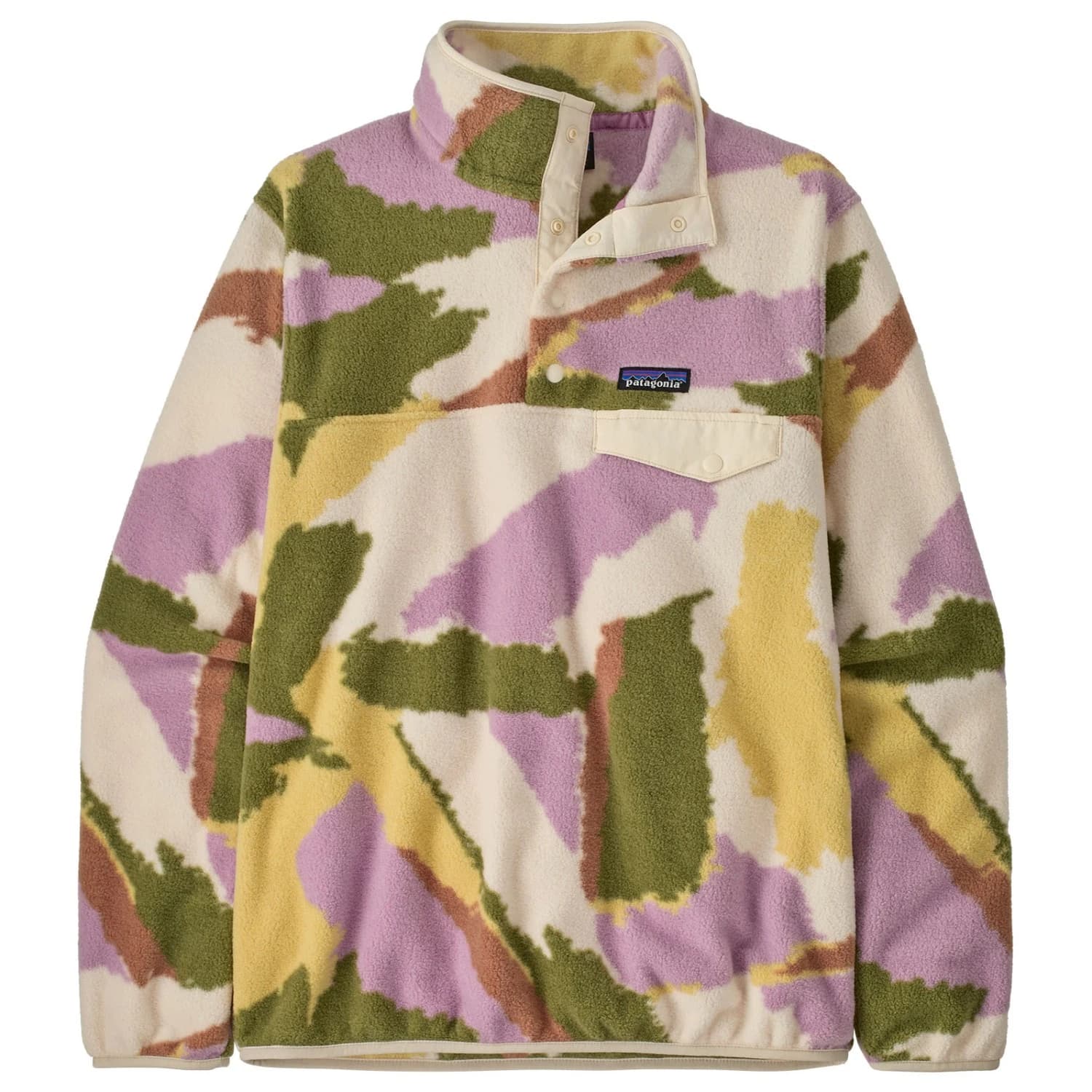 Дамски поларен пуловер Patagonia Women's Lightweight Synchilla Snap-T Fleece Pullover Fleece jumper - Sunshine: Natural