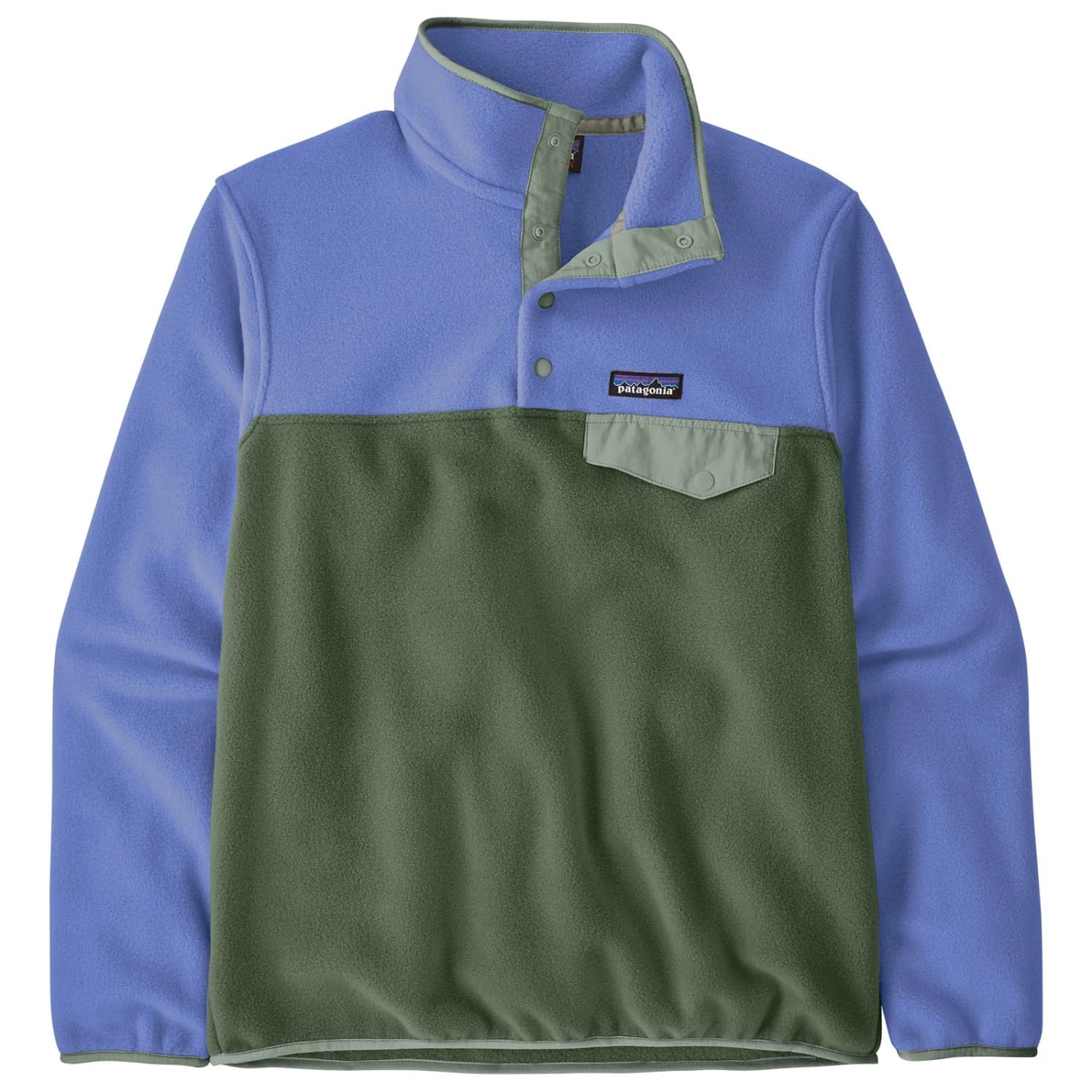 Дамски поларен пуловер Patagonia Women's Lightweight Synchilla Snap-T Fleece Pullover Fleece jumper - Canopy Green