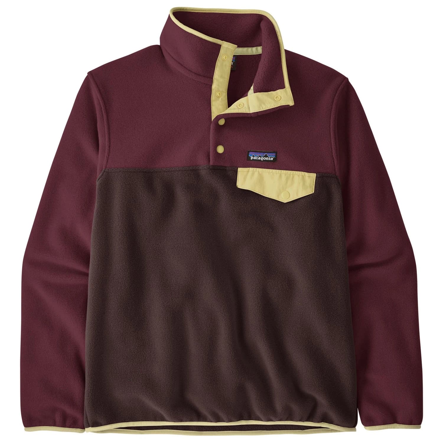 Дамски поларен пуловер Patagonia Women's Lightweight Synchilla Snap-T Fleece Pullover Fleece jumper - Den Brown