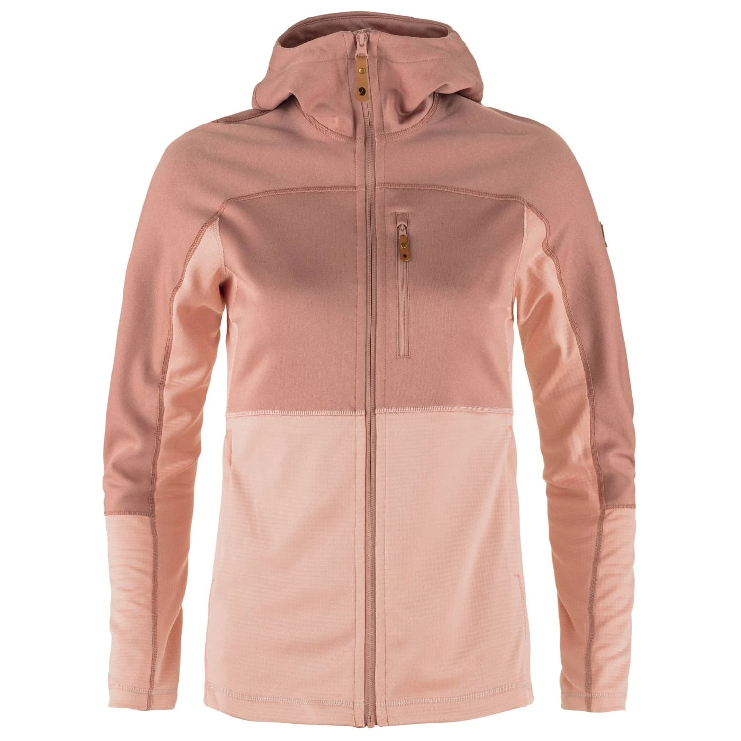 Дамско поларено яке Fjällräven Women's Abisko Trail Fleece Fleece jacket - Chalk Rose / Dusty Rose