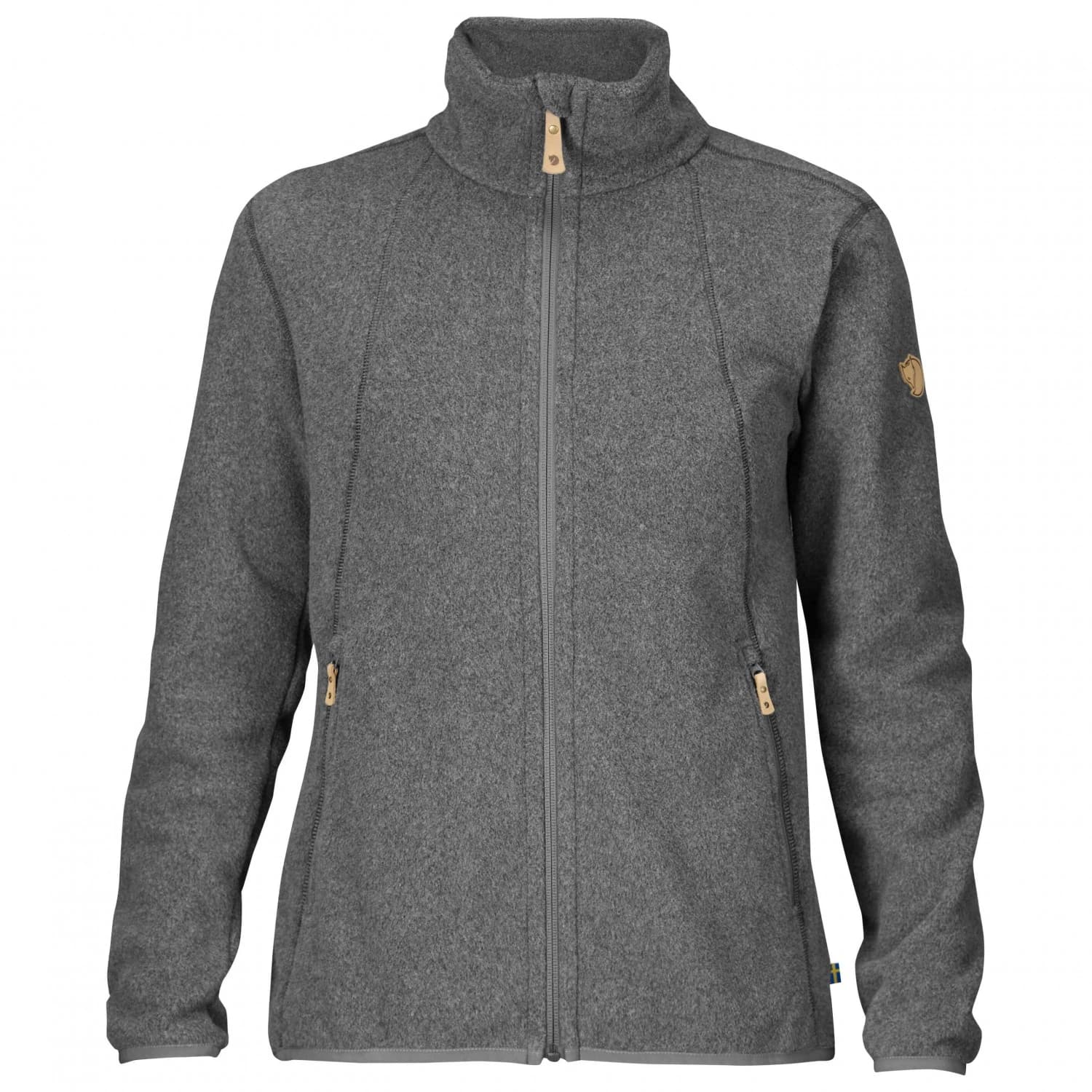 Дамско поларено яке Fjällräven Women's Stina Fleece Fleece jacket - Dark Grey