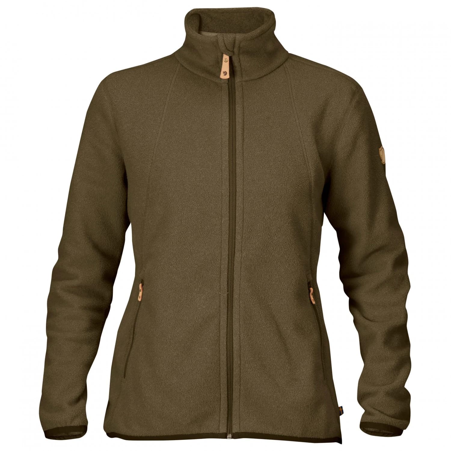 Дамско поларено яке Fjällräven Women's Stina Fleece Fleece jacket - Dark Olive