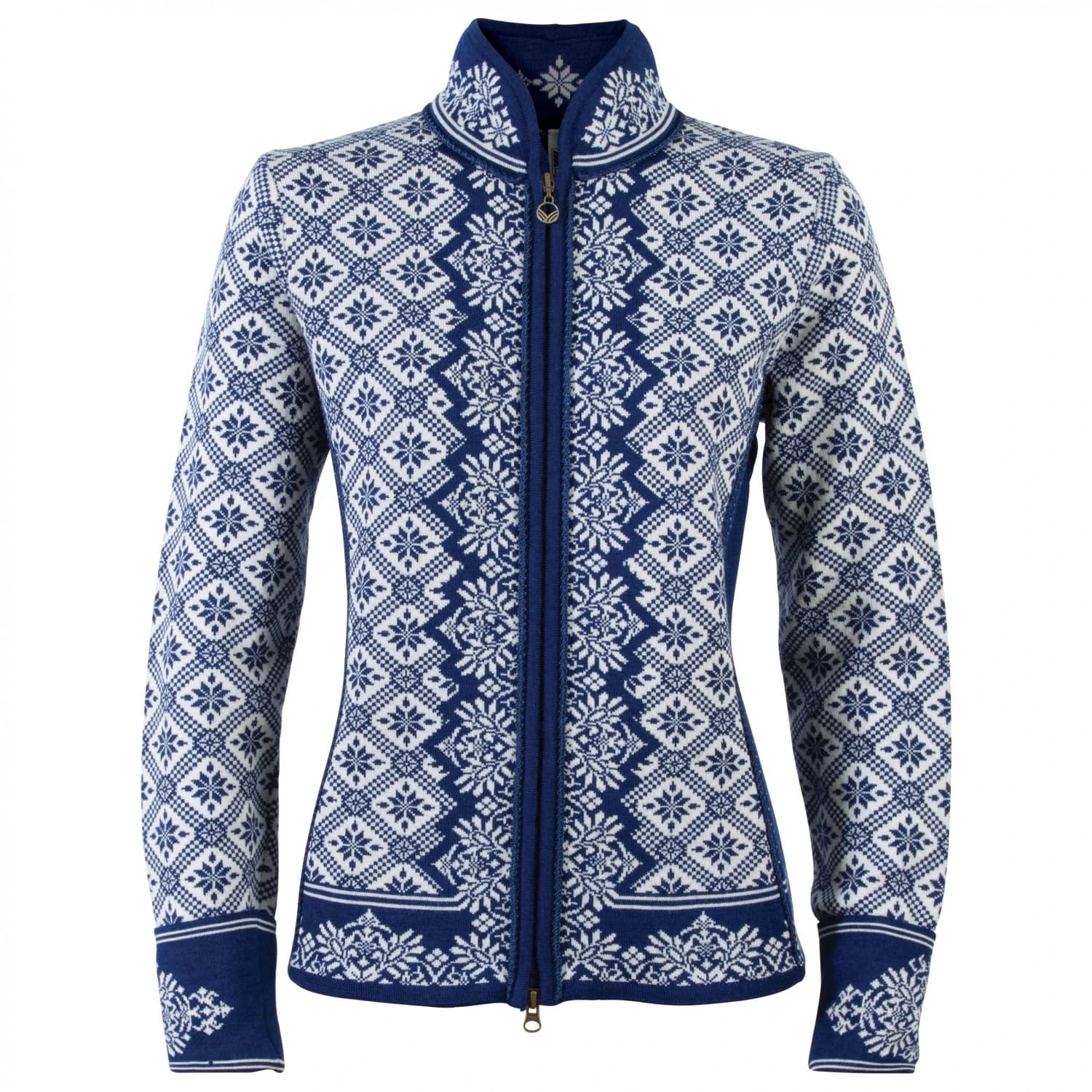 Вълнено яке Dale of Norway Women's Christiania Wool jacket - Atlantic Melange / Off White