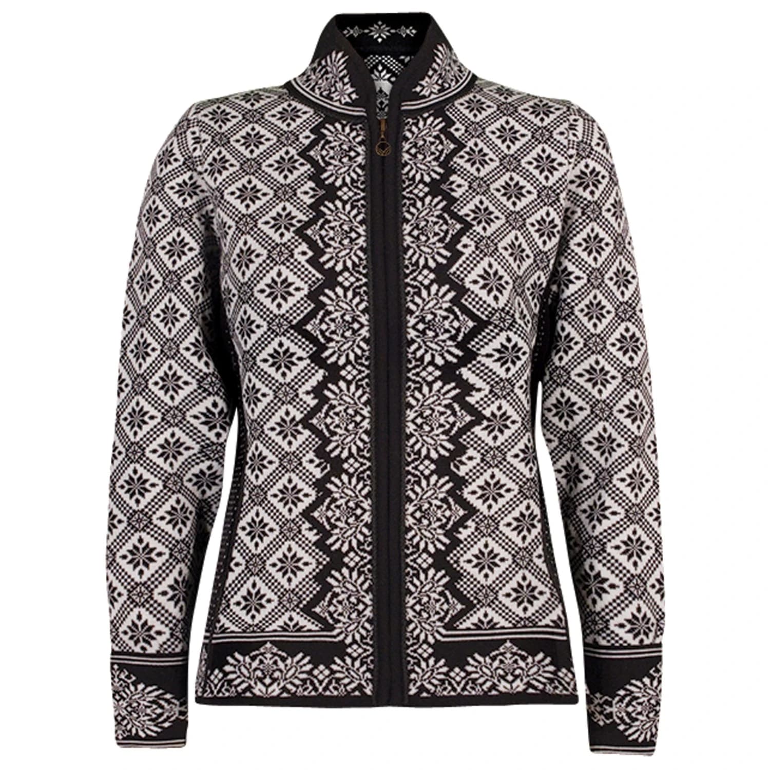 Дамско вълнено яке Dale of norway Women's Christiania Wool jacket - Black / Off White