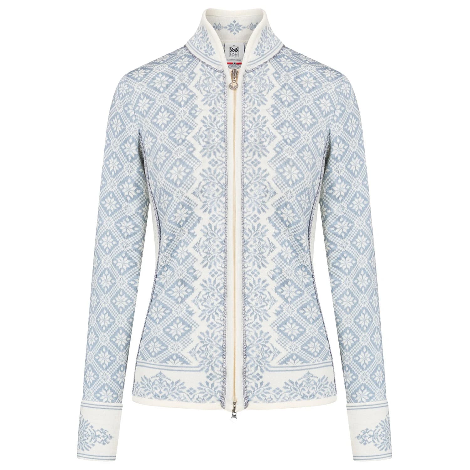 Вълнено яке Dale of Norway Women's Christiania Wool jacket - Offwhite / Metal Grey
