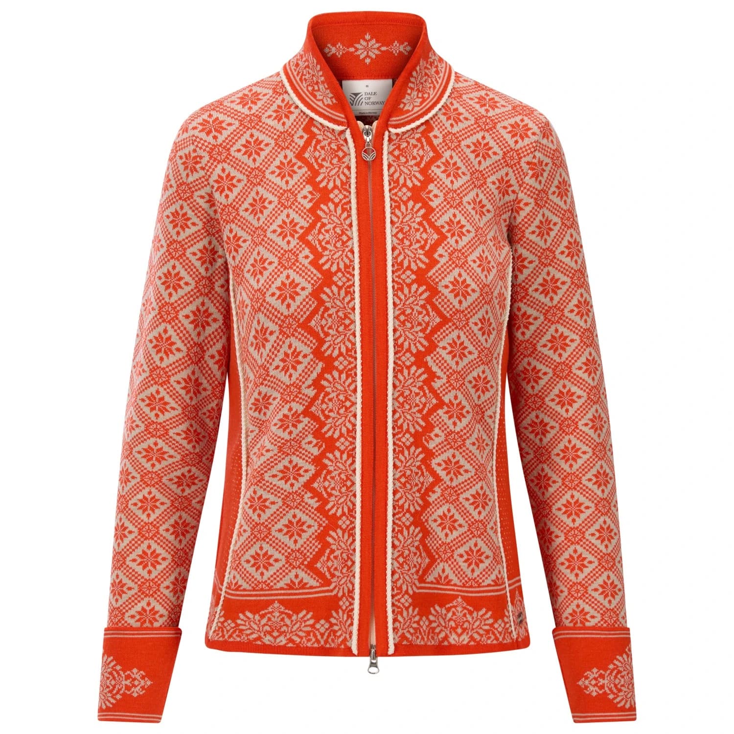 Вълнено яке Dale of Norway Women's Christiania Wool jacket - Roth Red / Sand