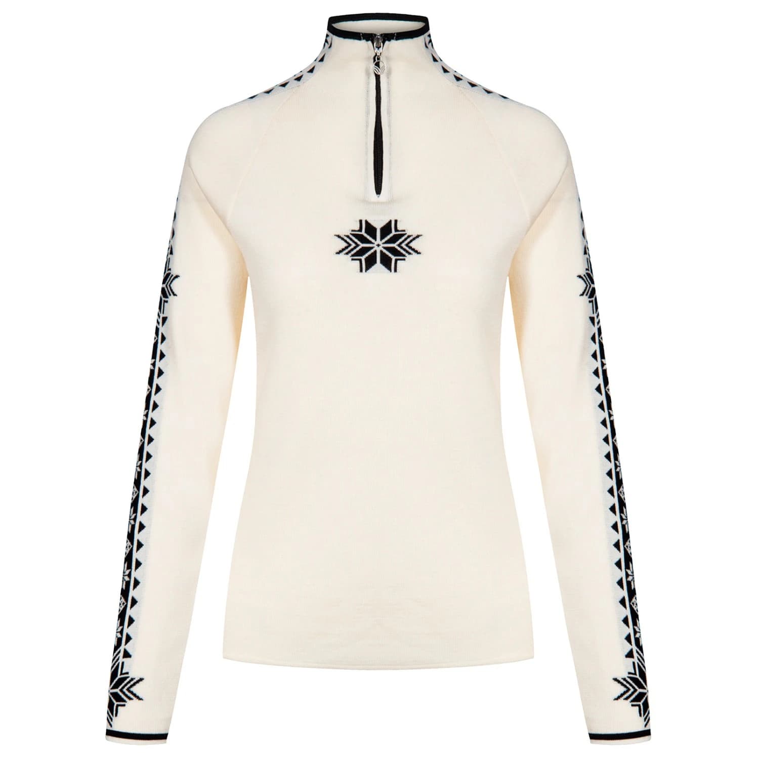 Вълнен пуловер Dale of norway Women's Geilo Merino jumper - Offwhite / Black