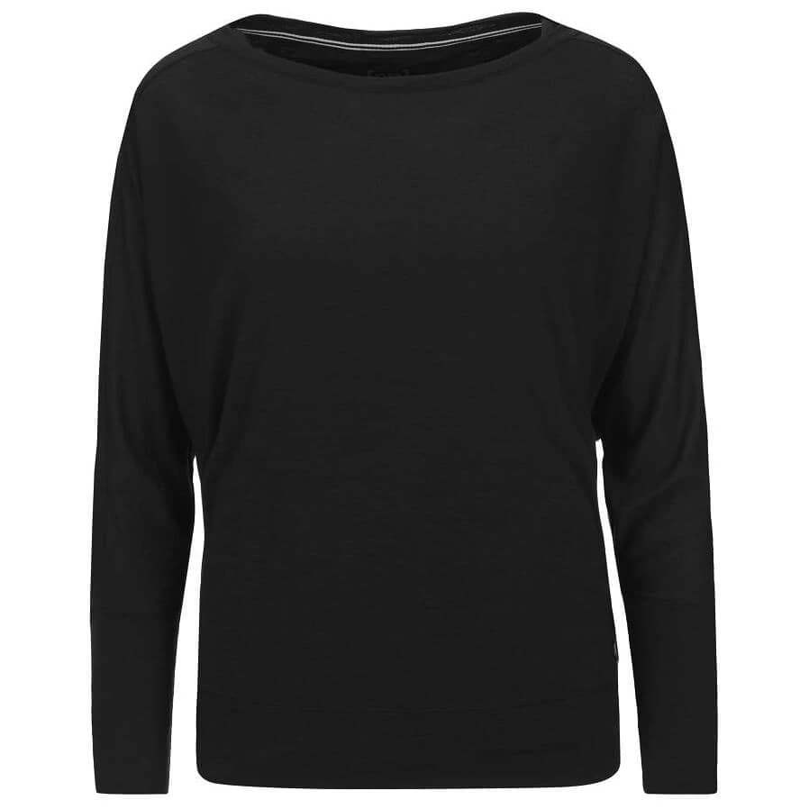 Дамска блуза с дълъг ръкав super.natural Women's Womens Kula Top Merino jumper - Jet Black