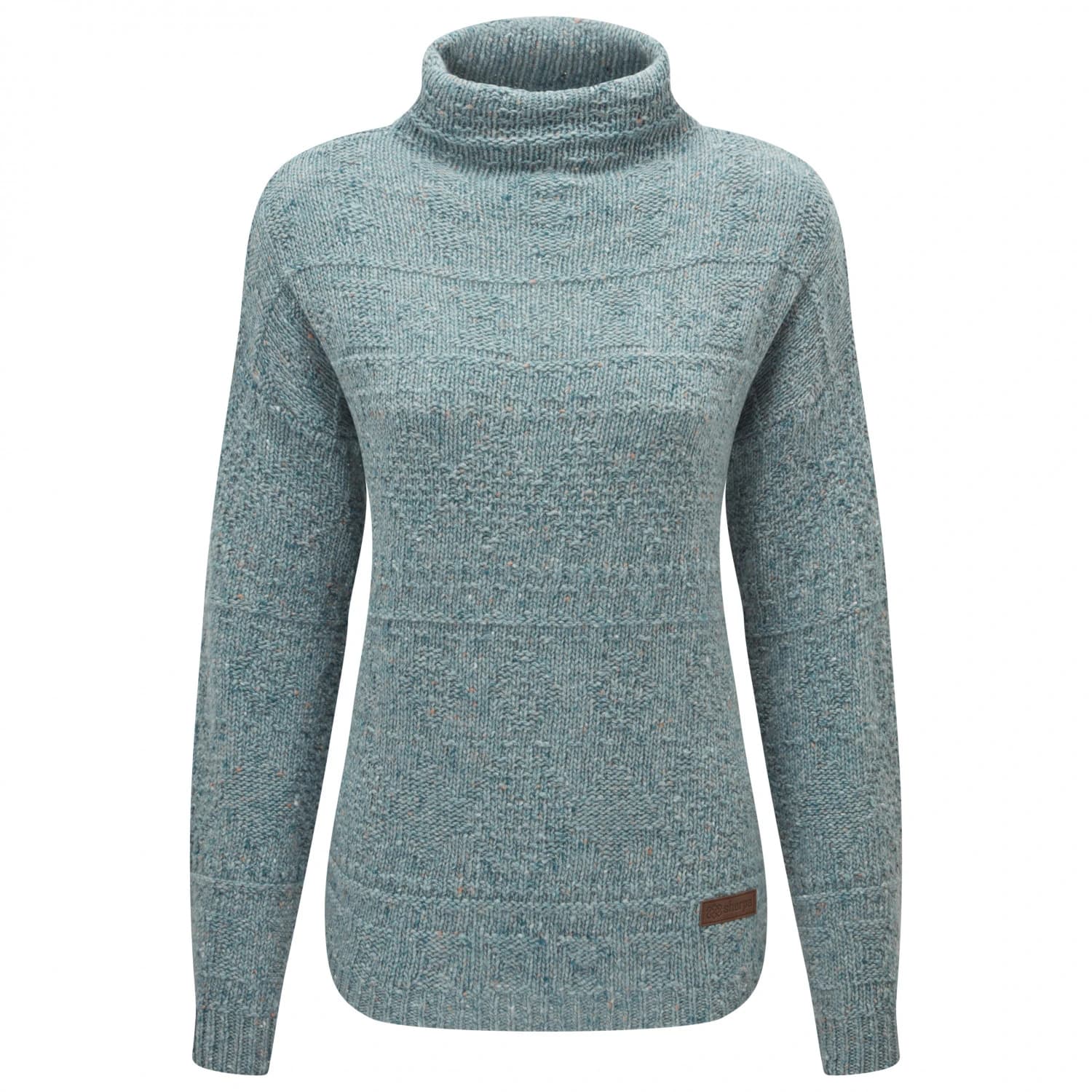 Дамски вълнен пуловер Sherpa Women's Yuden Pullover Sweater Merino jumper - Verdigris