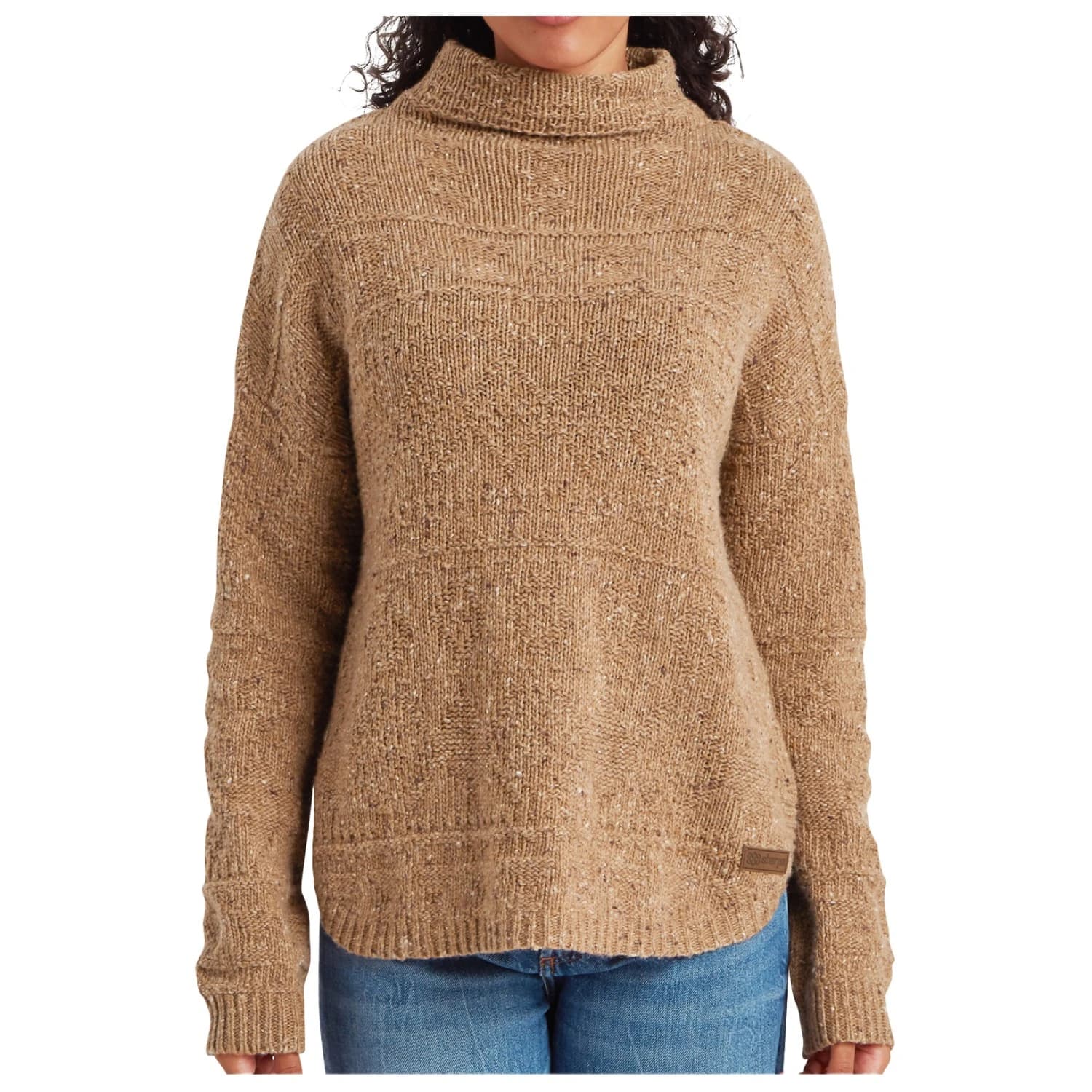 Дамски вълнен пуловер Sherpa Women's Yuden Pullover Sweater Merino jumper - Mocha