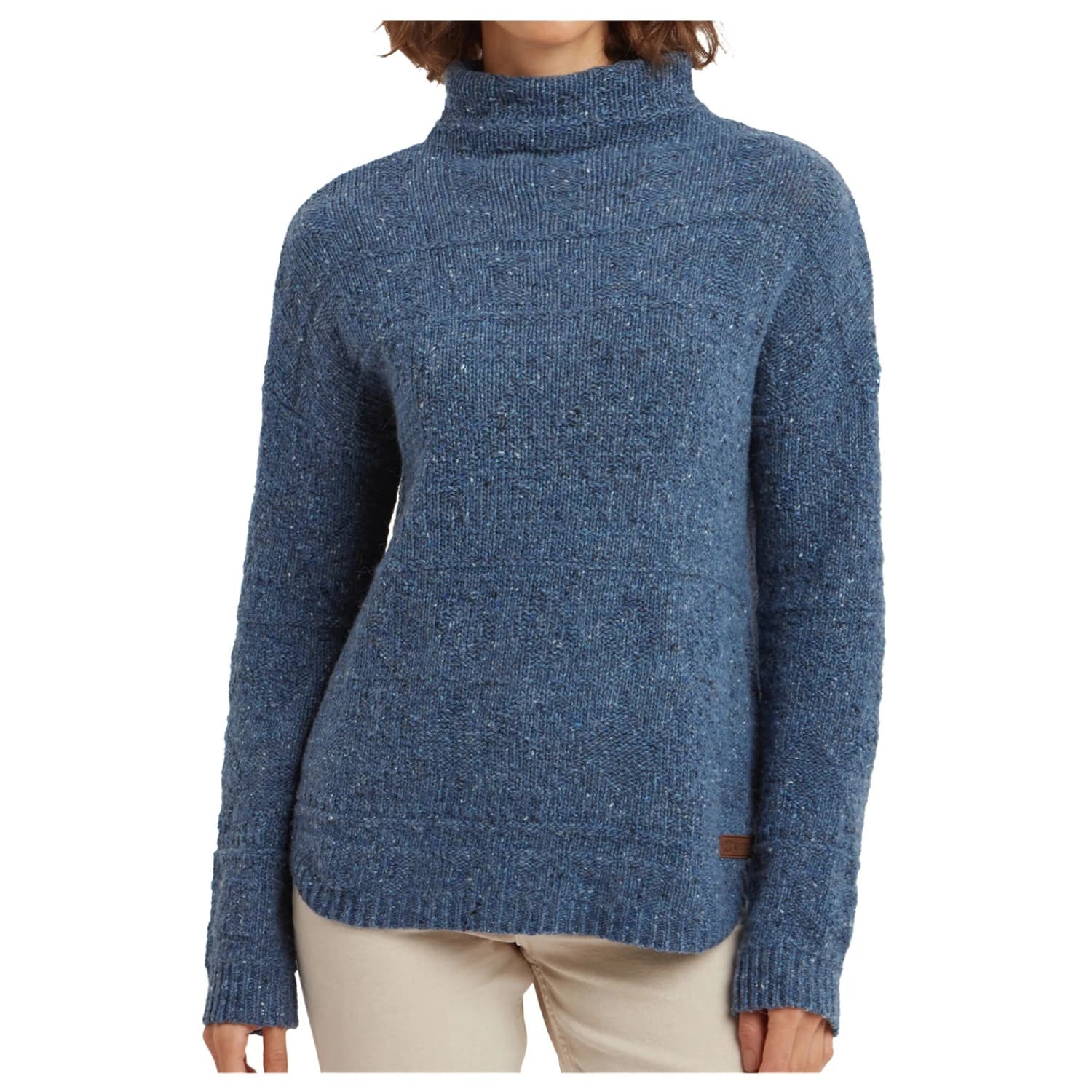 Дамски вълнен пуловер Sherpa Women's Yuden Pullover Sweater Merino jumper - Seaport Blue