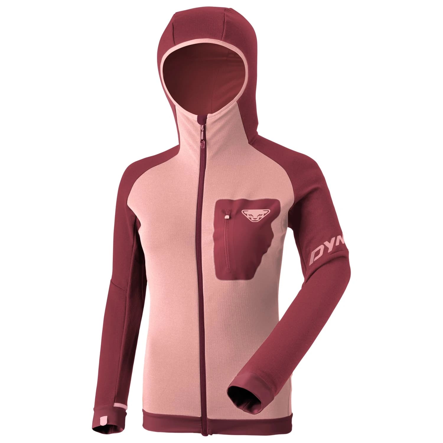 Дамско поларено яке Dynafit Women's Radical Polartec Jacket Fleece jacket - Burgundy / 6240
