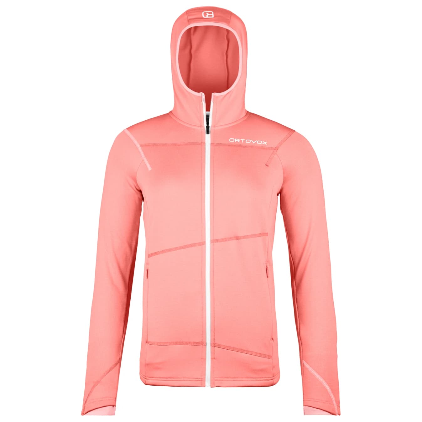 Дамско вълнено яке Ortovox Women's Fleece Light Hoody Fleece jacket - Blossom