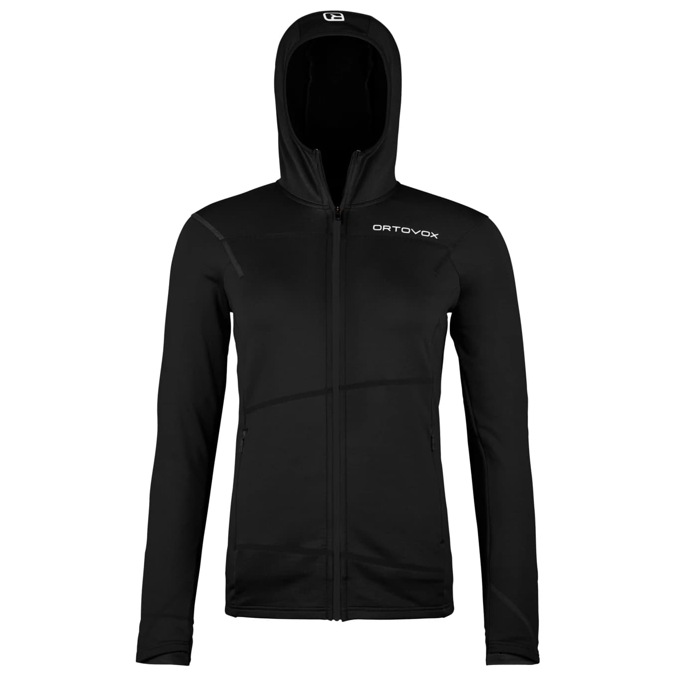 Дамско вълнено яке Ortovox Women's Fleece Light Hoody Fleece jacket - Black Raven II