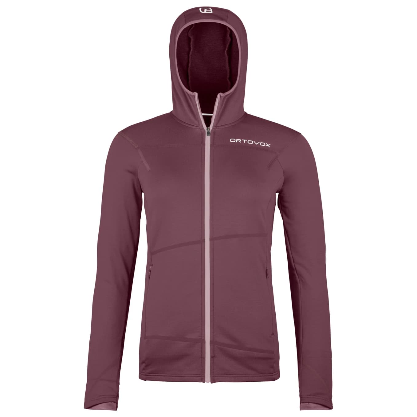 Дамско вълнено яке Ortovox Women's Fleece Light Hoody Fleece jacket - Chestnut