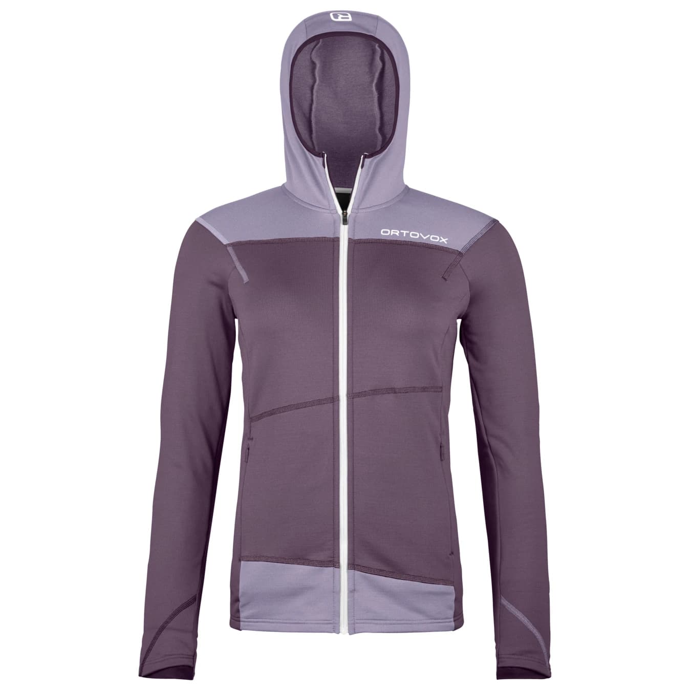 Дамско вълнено яке Ortovox Women's Fleece Light Hoody Fleece jacket - Wild Berry III
