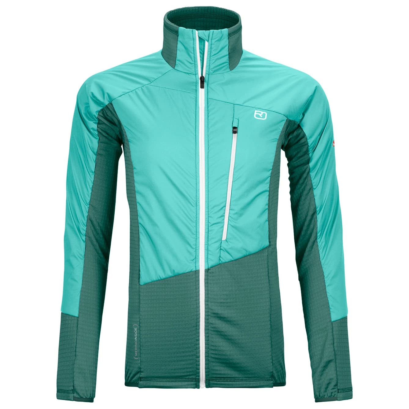 Дамско вълнено яке Ortovox Women's Westalpen Swisswool Hybrid Jacket Wool jacket - Dark Arctic Grey