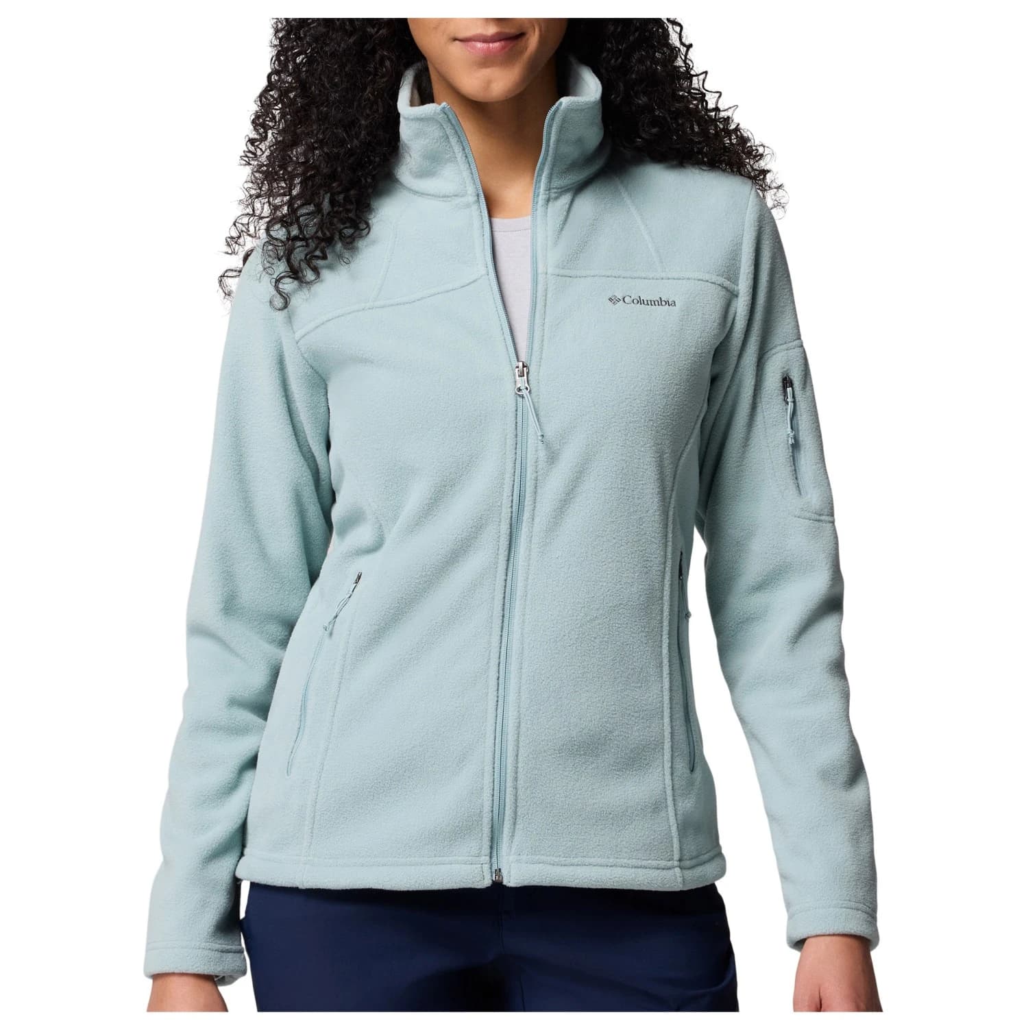 Дамско поларено яке Columbia Women's Fast Trek II Jacket Fleece jacket - Crushed Blue