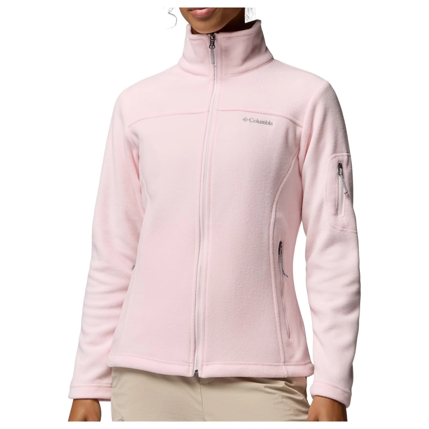 Дамско поларено яке Columbia Women's Fast Trek II Jacket Fleece jacket - Powder Pink