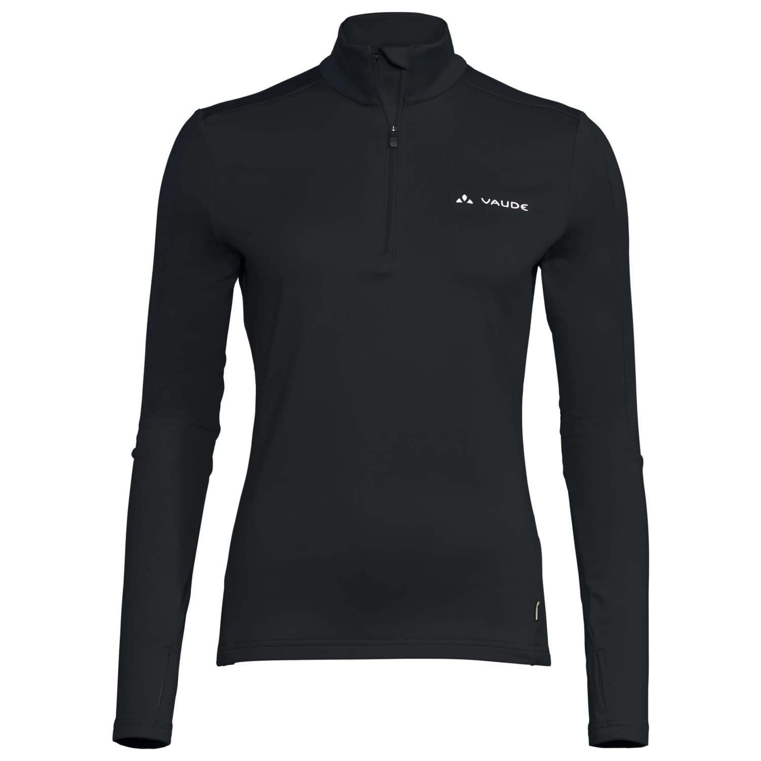 Поларен пуловер Vaude Women's Livigno Halfzip II Fleece jumper - Black Uni