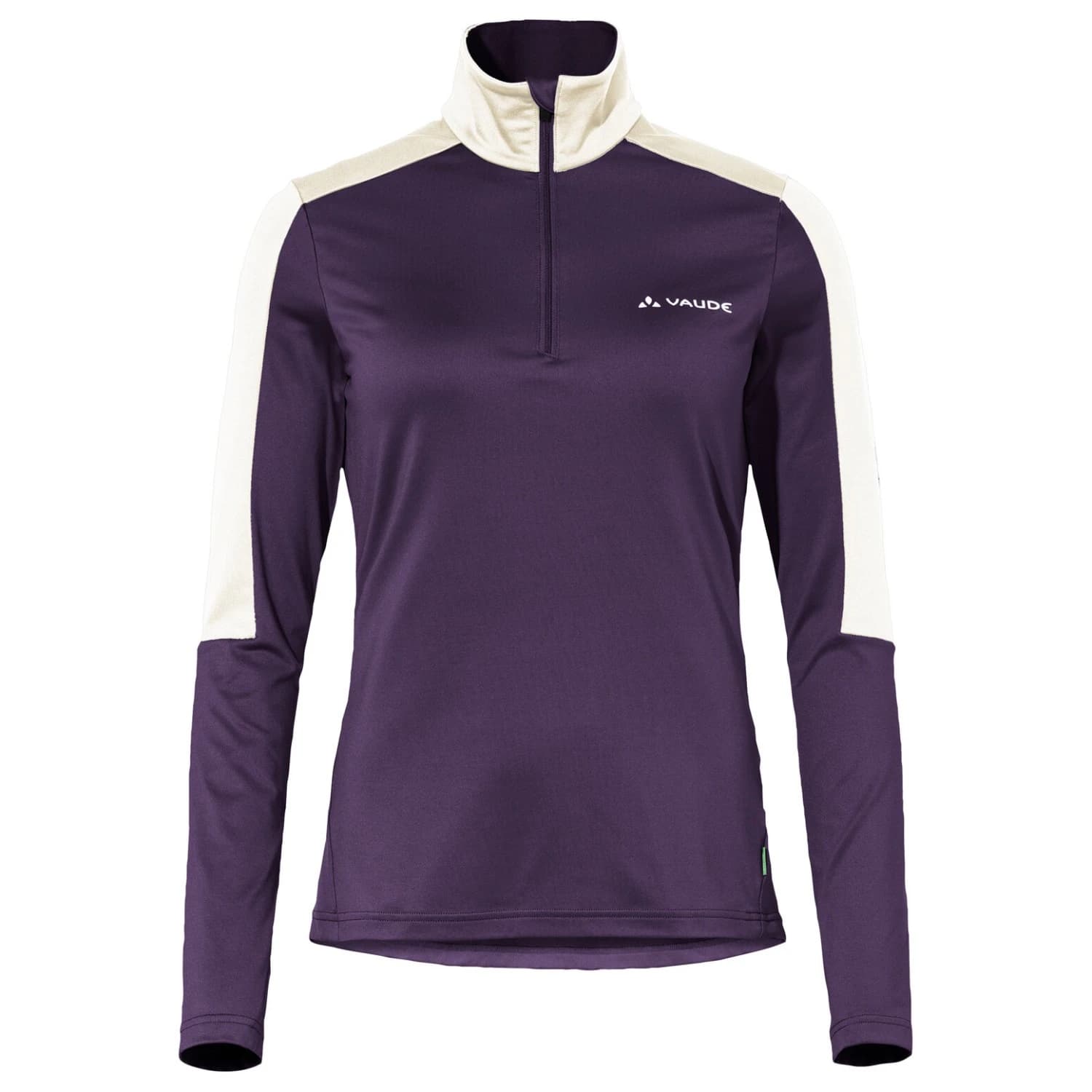 Дамски поларен пуловер Vaude Women's Livigno Halfzip II Fleece jumper - Eggplant