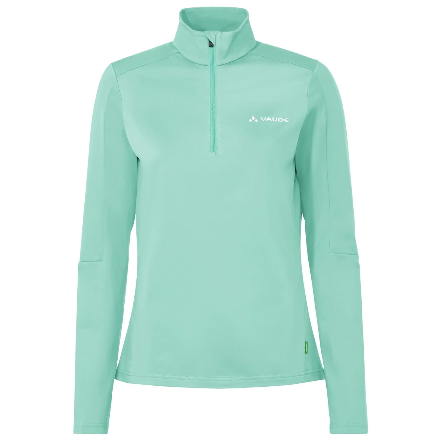 Поларен пуловер Vaude Women's Livigno Halfzip II Fleece jumper - Sage