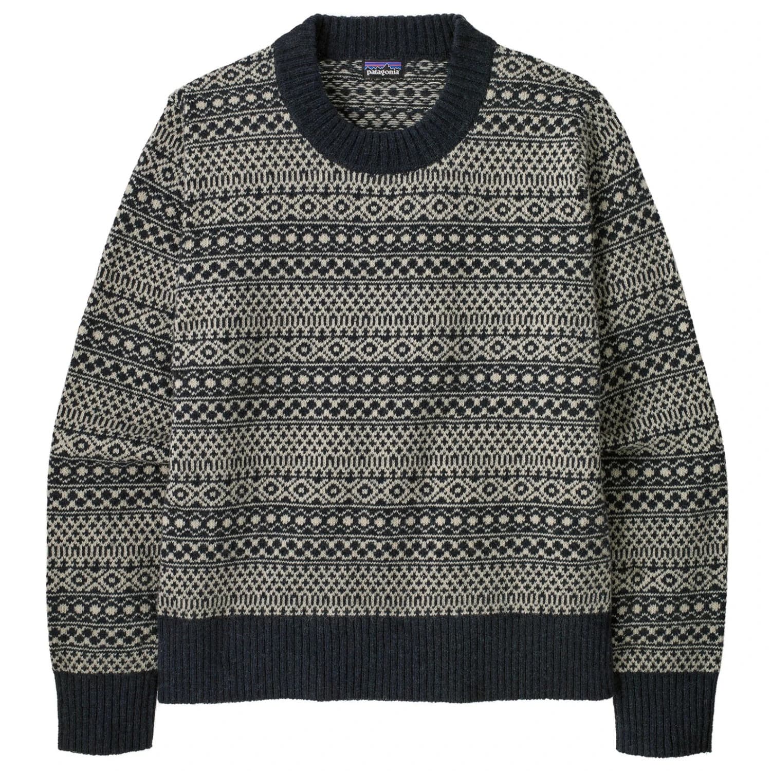 Дамски вълнен пуловер Patagonia Women's Recycled Wool Crewneck Sweater Wool jumper - Fireside: Sunken Blue