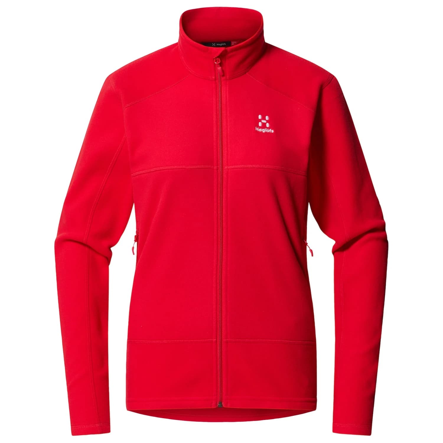 Дамско поларено яке Haglöfs Women's Buteo Mid Jacket Fleece jacket - Bright Red