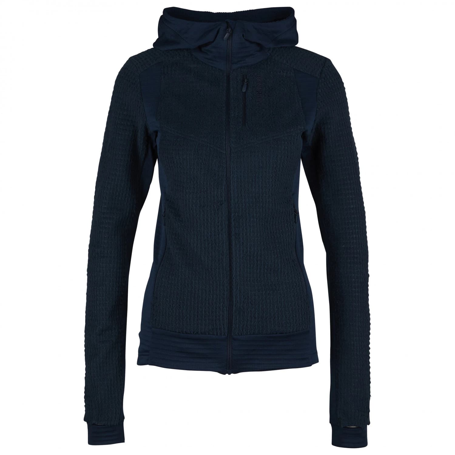 Дамско поларено яке Norrøna Women's Falketind Alpha120 Zip Hood Fleece jacket - Indigo Night