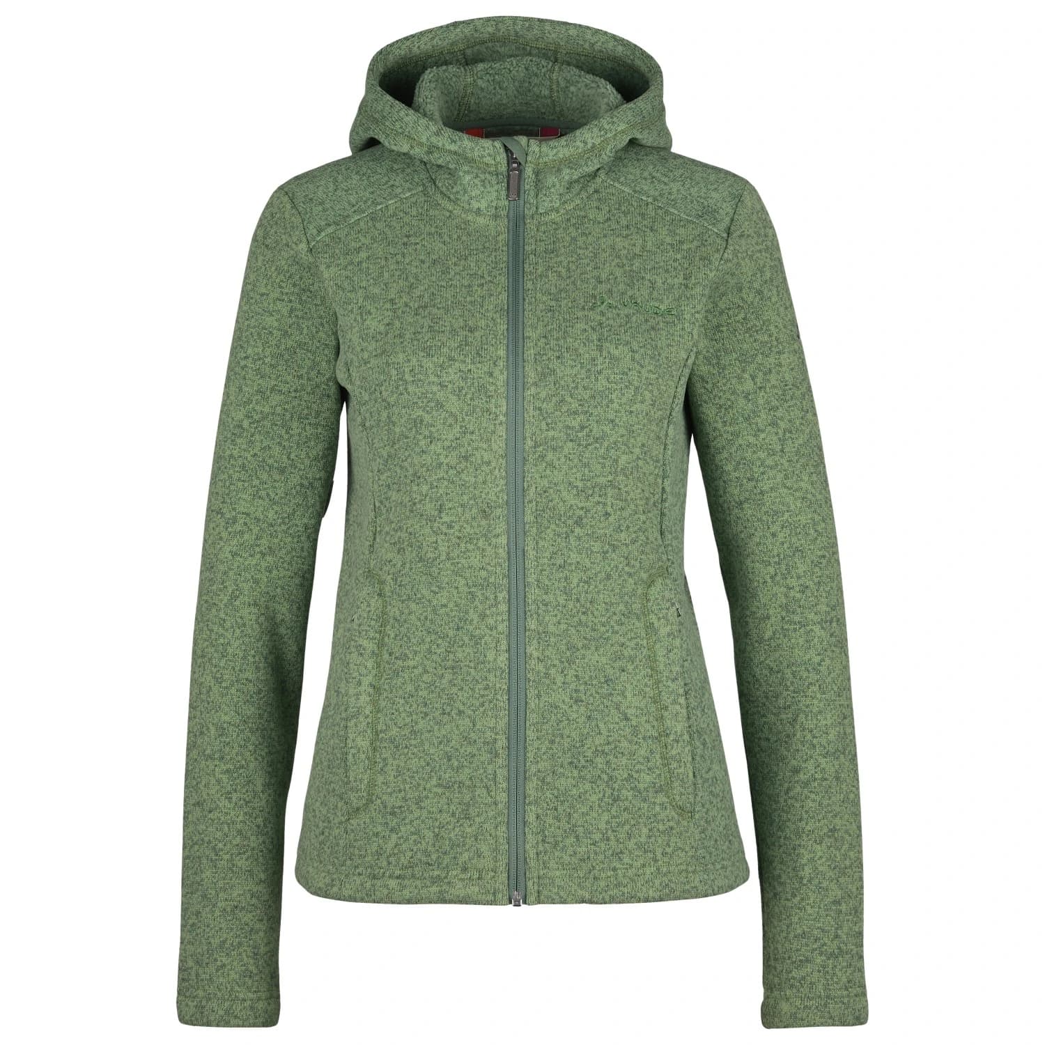 Дамско поларено яке Vaude Women's Aland Hooded Jacket Fleece jacket - Agave