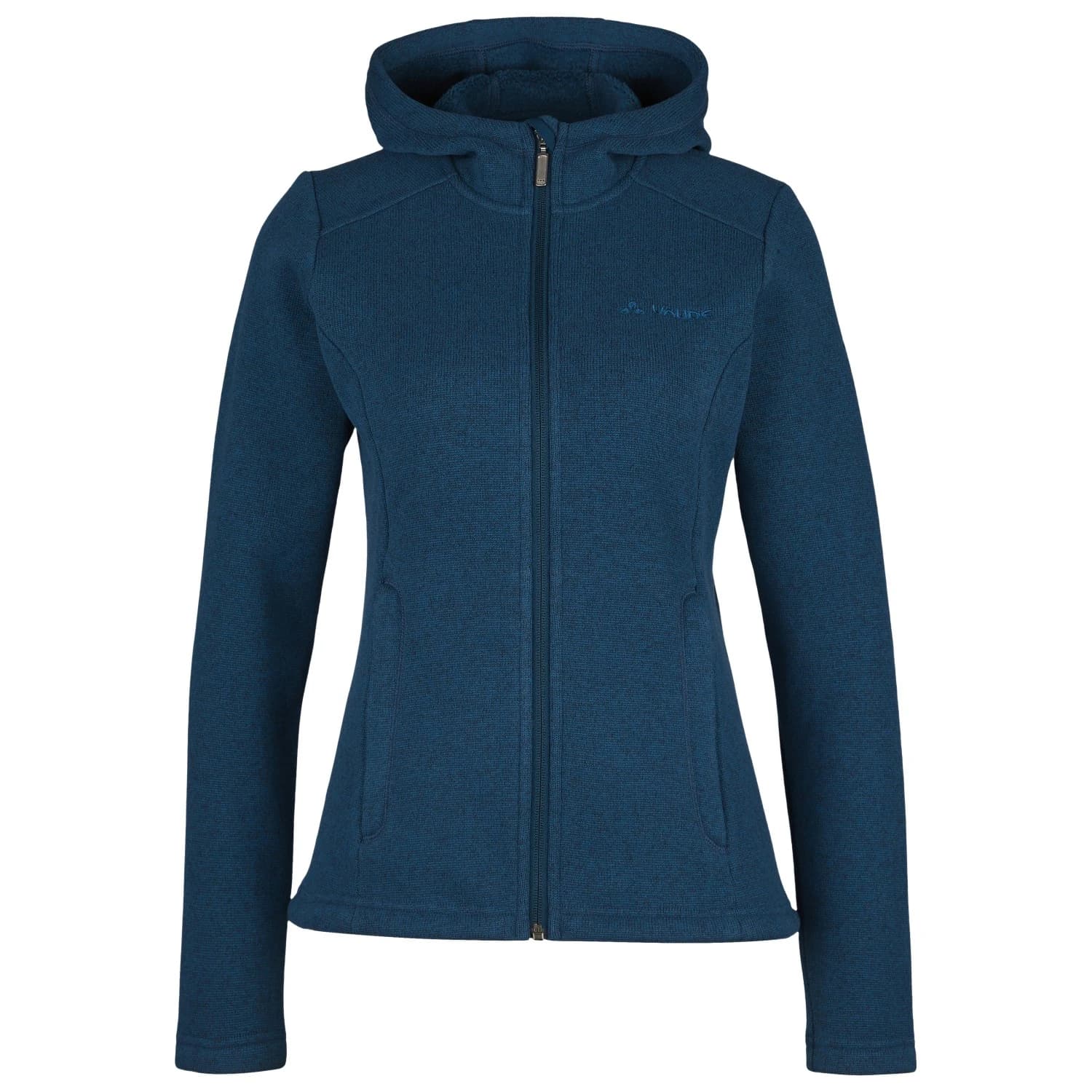 Дамско поларено яке Vaude Women's Aland Hooded Jacket Fleece jacket - Dark Sea / Blue