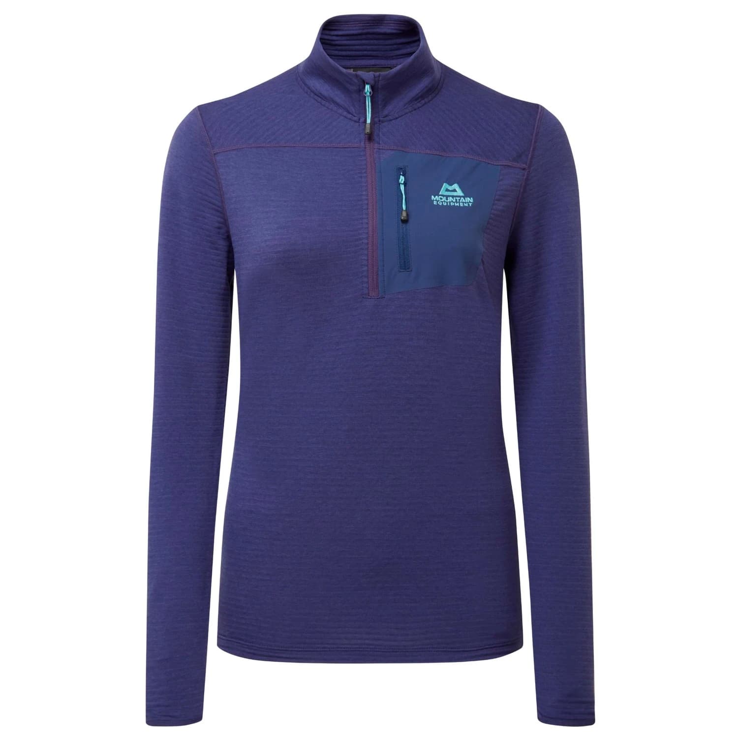 Дамски поларен пуловер Mountain equipment Women's Lumiko Zip T Fleece jumper - Amethyst / Medieval