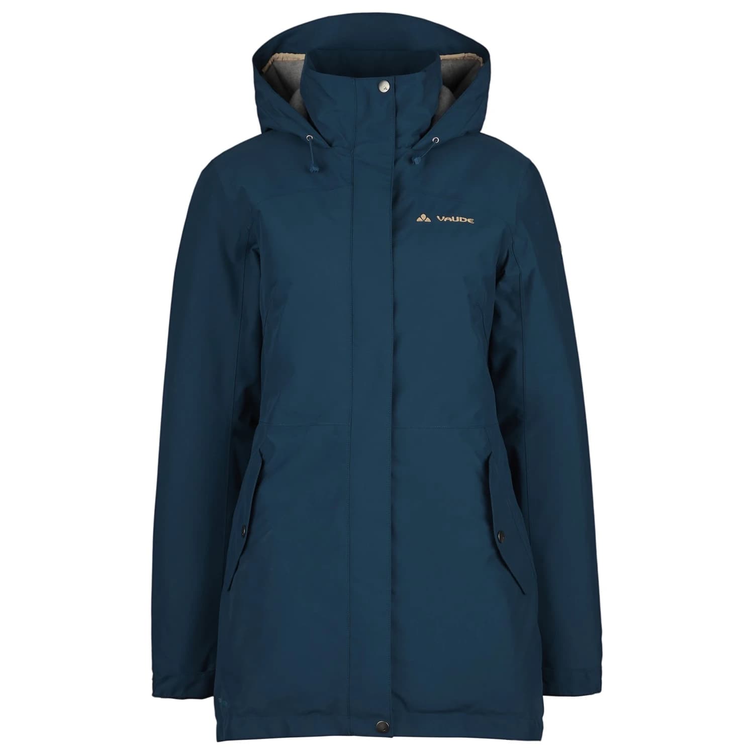 Дамско яке парка Vaude Women's Pellice Wool Parka - Dark Sea Uni