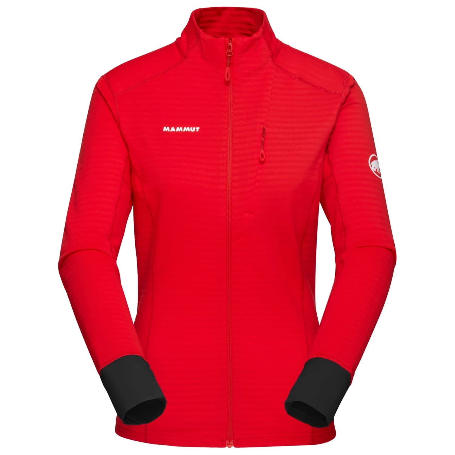 Дамско поларено яке Mammut Women's Taiss Light Midlayer Jacket Fleece jacket - Mammut Red / Black