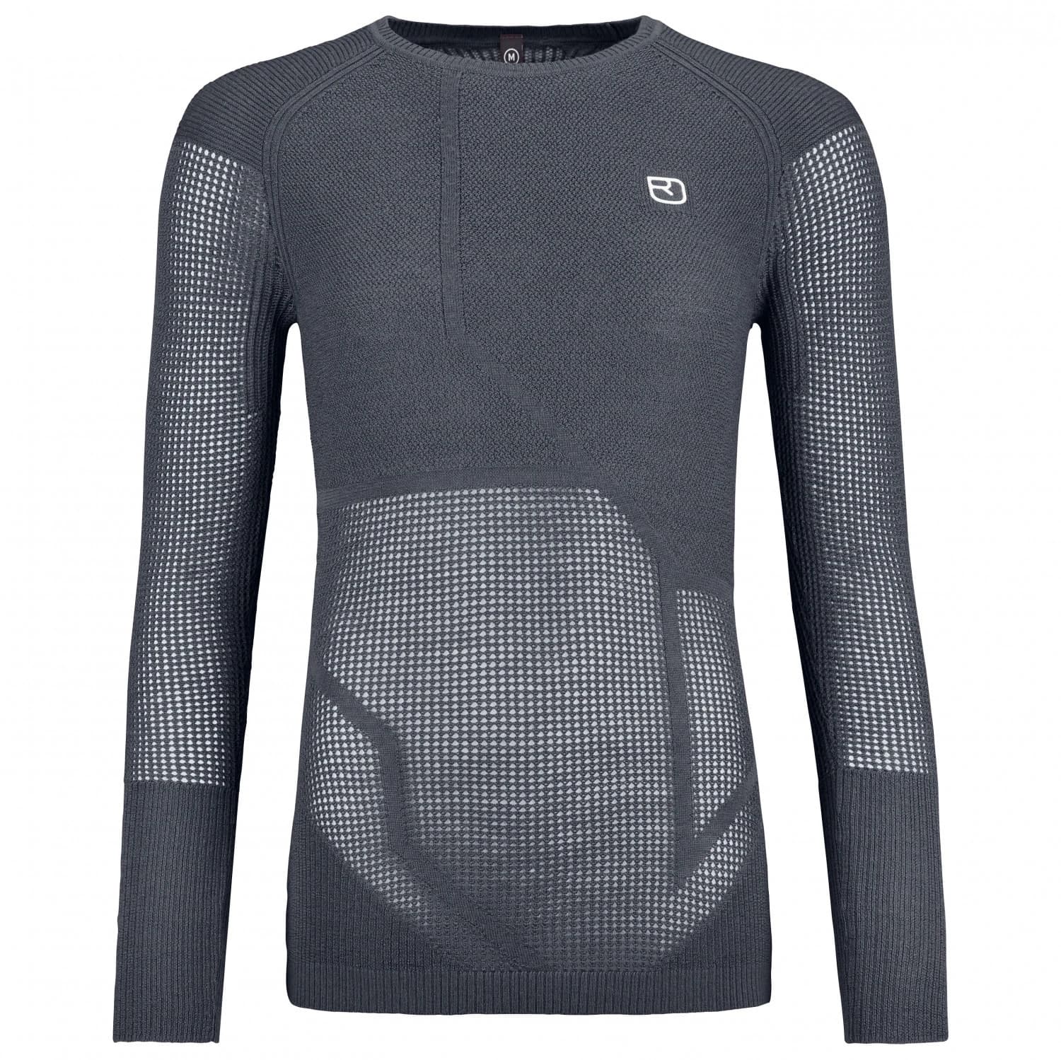 Дамски вълнен пуловер Ortovox Women's Merino Thermovent L/S Ski underwear - Dark Grey Blend