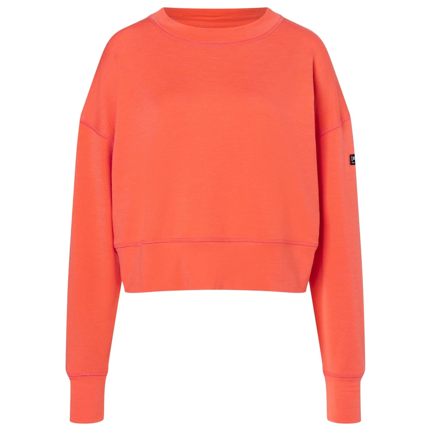 Дамски вълнен пуловер Super.natural Women's Krissini Sweater Longsleeve - Living Coral