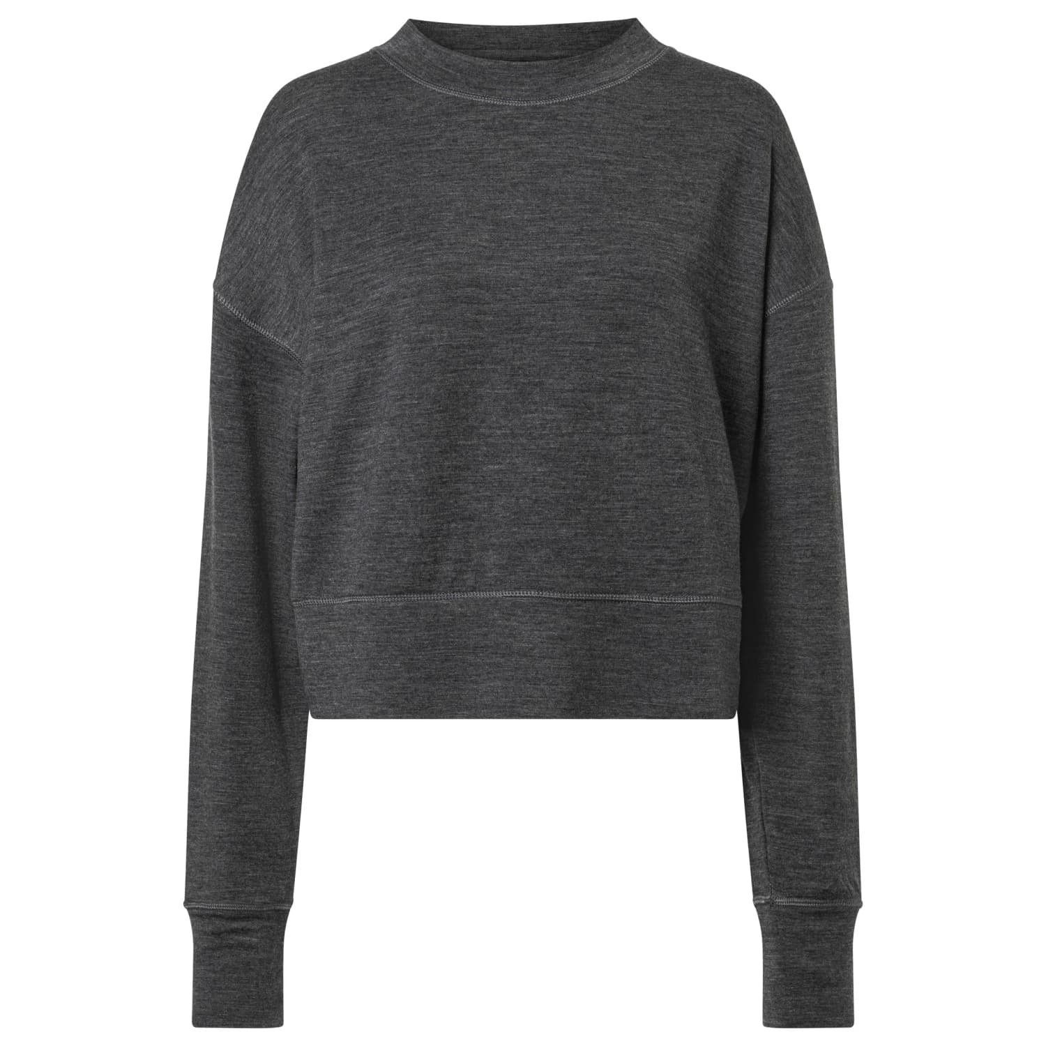 Дамски вълнен пуловер super.natural Women's Krissini Sweater Longsleeve - Pirate Grey Melange