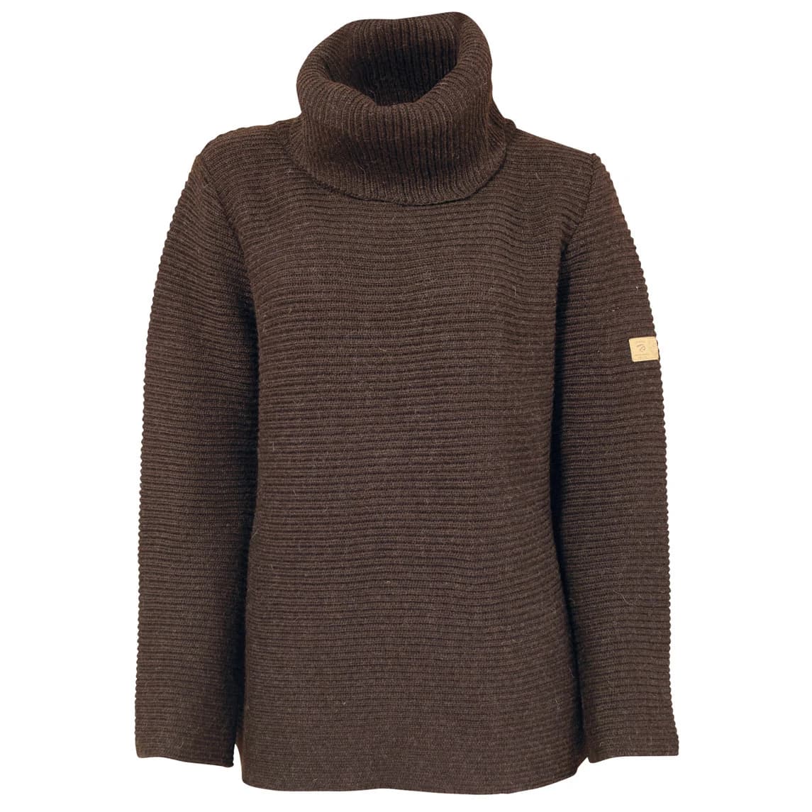 Дамски вълнен пуловер Ivanhoe of Sweden Women's NLS Holly Wool jumper - Coffee Bean