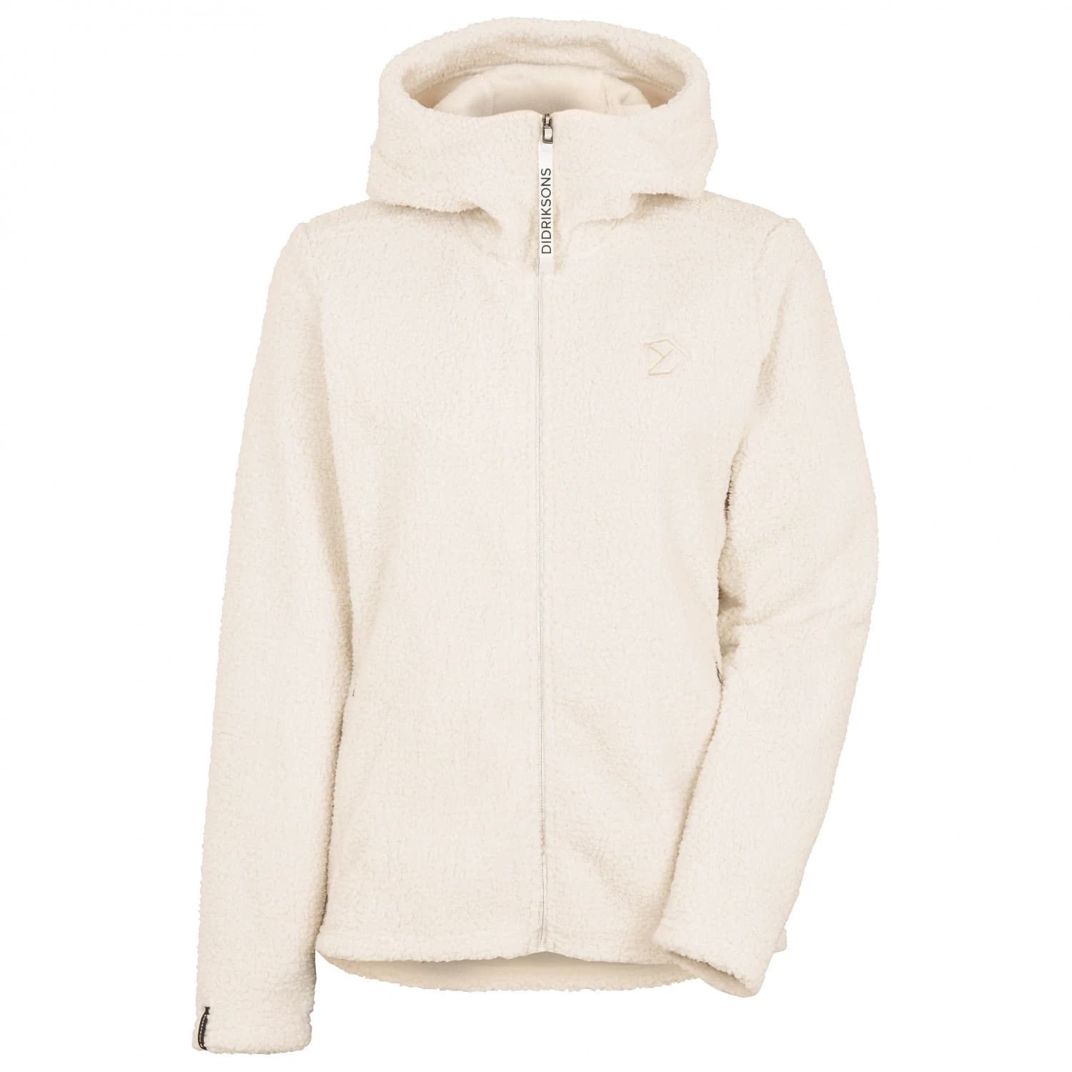 Дамско поларено яке Didriksons Women's Anniken Full Zip 2 Fleece jacket - Shell White