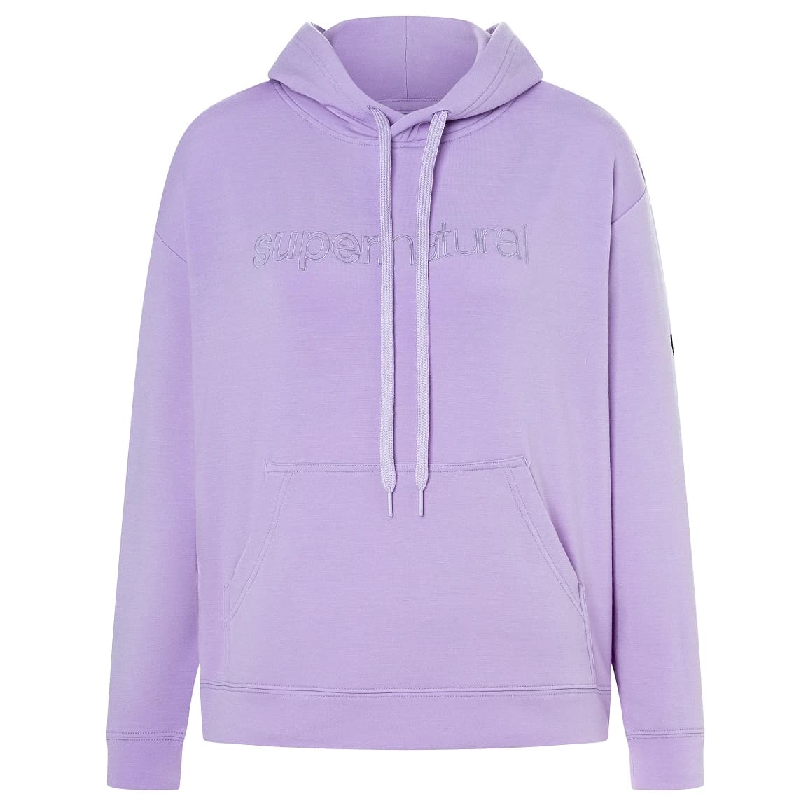 Дамски вълнен пуловер super.natural Women's Favourite Hoodie - Lavender