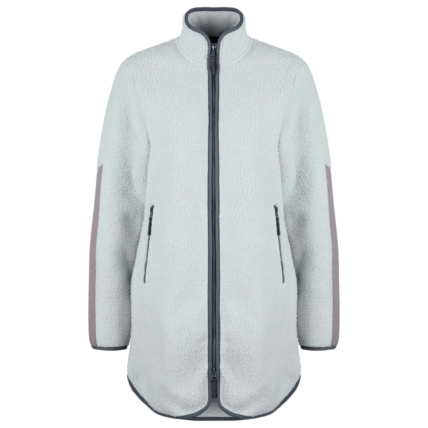 Дамско поларено яке Stoic Women's NorrvikSt. Pile Fleece Jacket Long Fleece jacket - Light Grey / Shark Grey