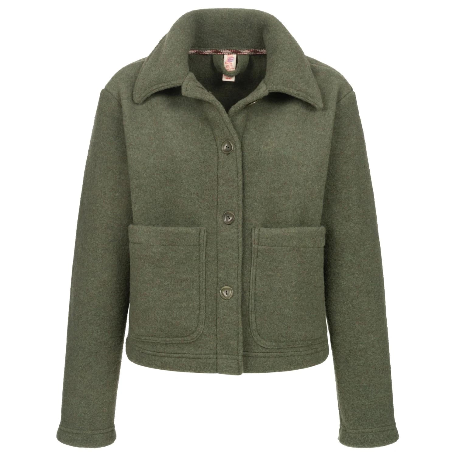 Дамско вълнено яке Engel Women's Cropped Jacket Wool jacket - Schilf Melange