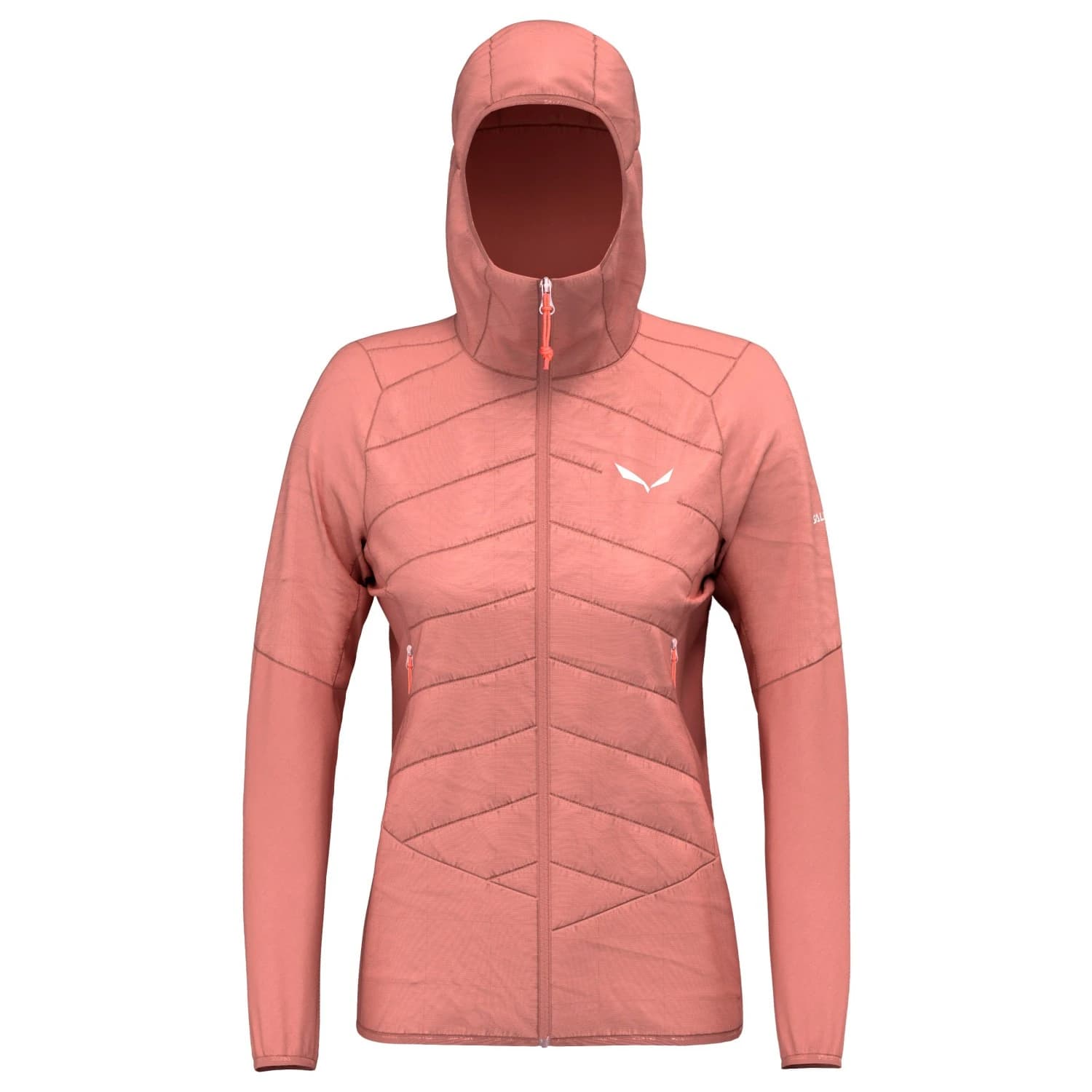 Дамско вълнено яке Salewa Women's Ortles Hybrid TWR Jacket Wool jacket - Desert Pink